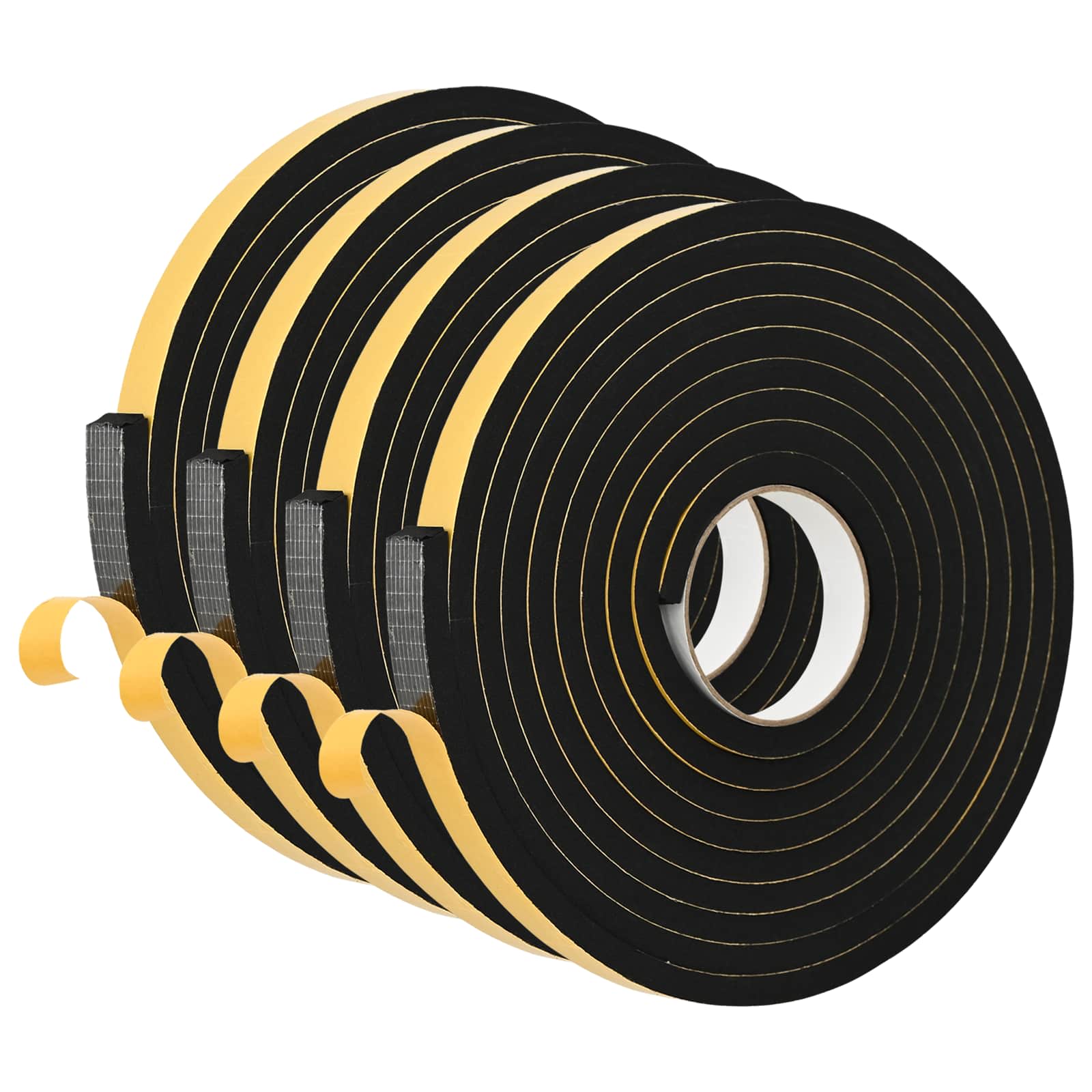 Samoljepljiva pjenasta traka 4 pcs Crna 15mm x 5m CR pjena
