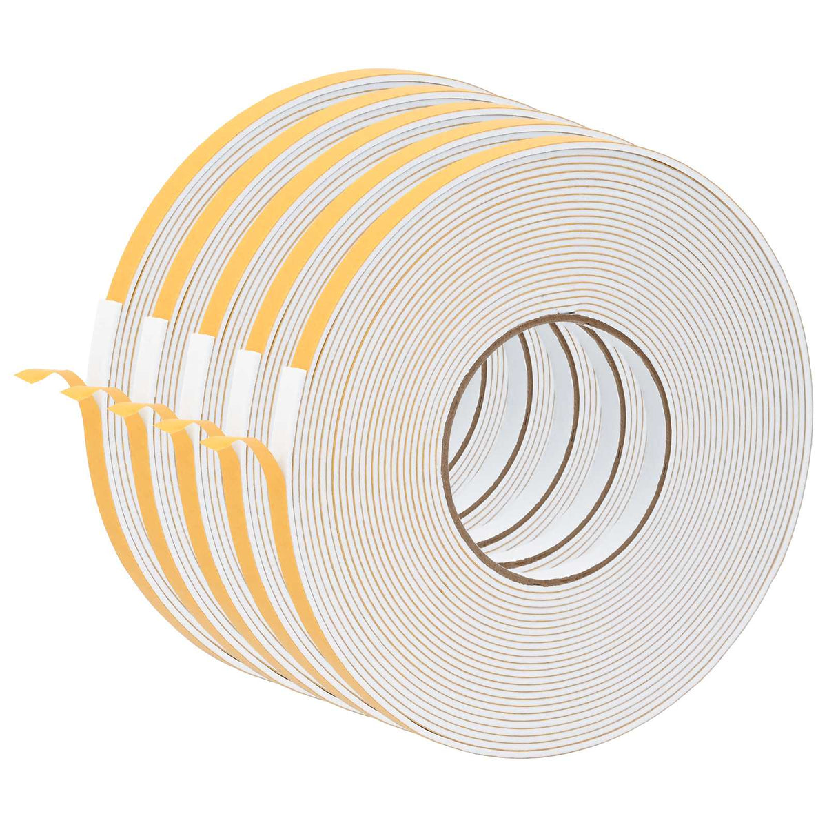 Samoljepljiva pjenasta traka 5 pcs Bijela 10mm x 10m CR pjena