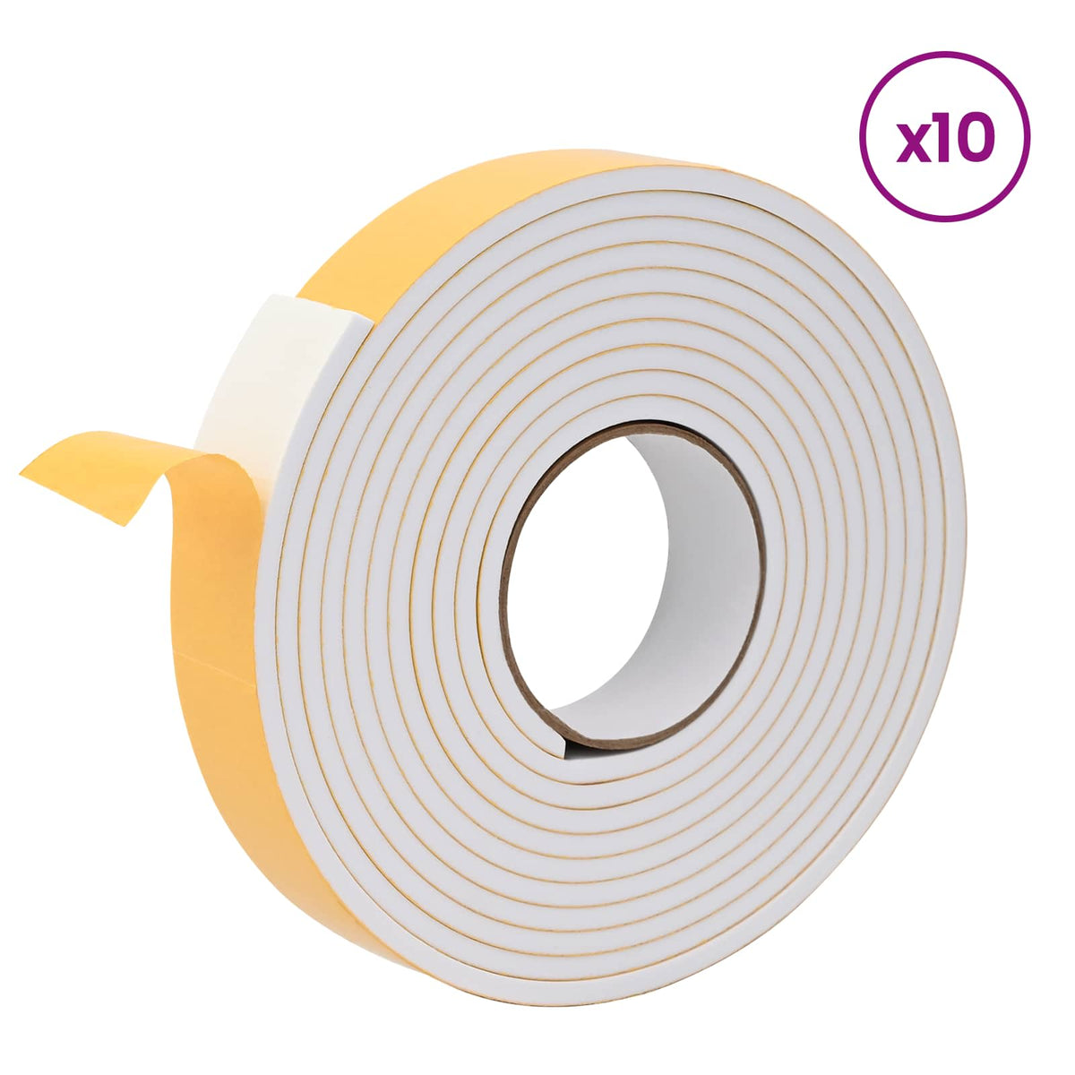 Samoljepljiva pjenasta traka 10 pcs Bijela 30mm x 5m CR pjena