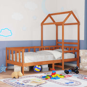 Set Dnevnog Kreveta 2 pcs Vosak smeđa Čvrsto borovo drvo