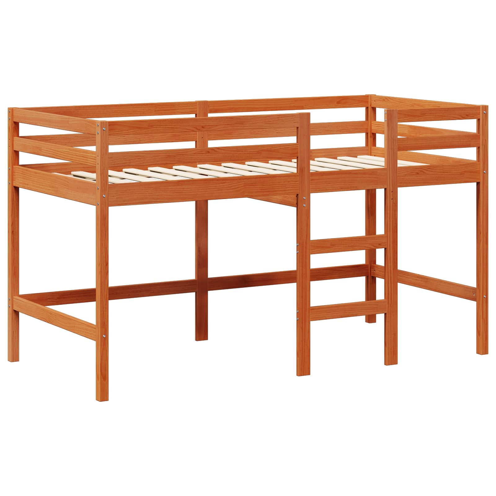 Set Dnevnog Kreveta 2 pcs Vosak smeđa Čvrsto borovo drvo
