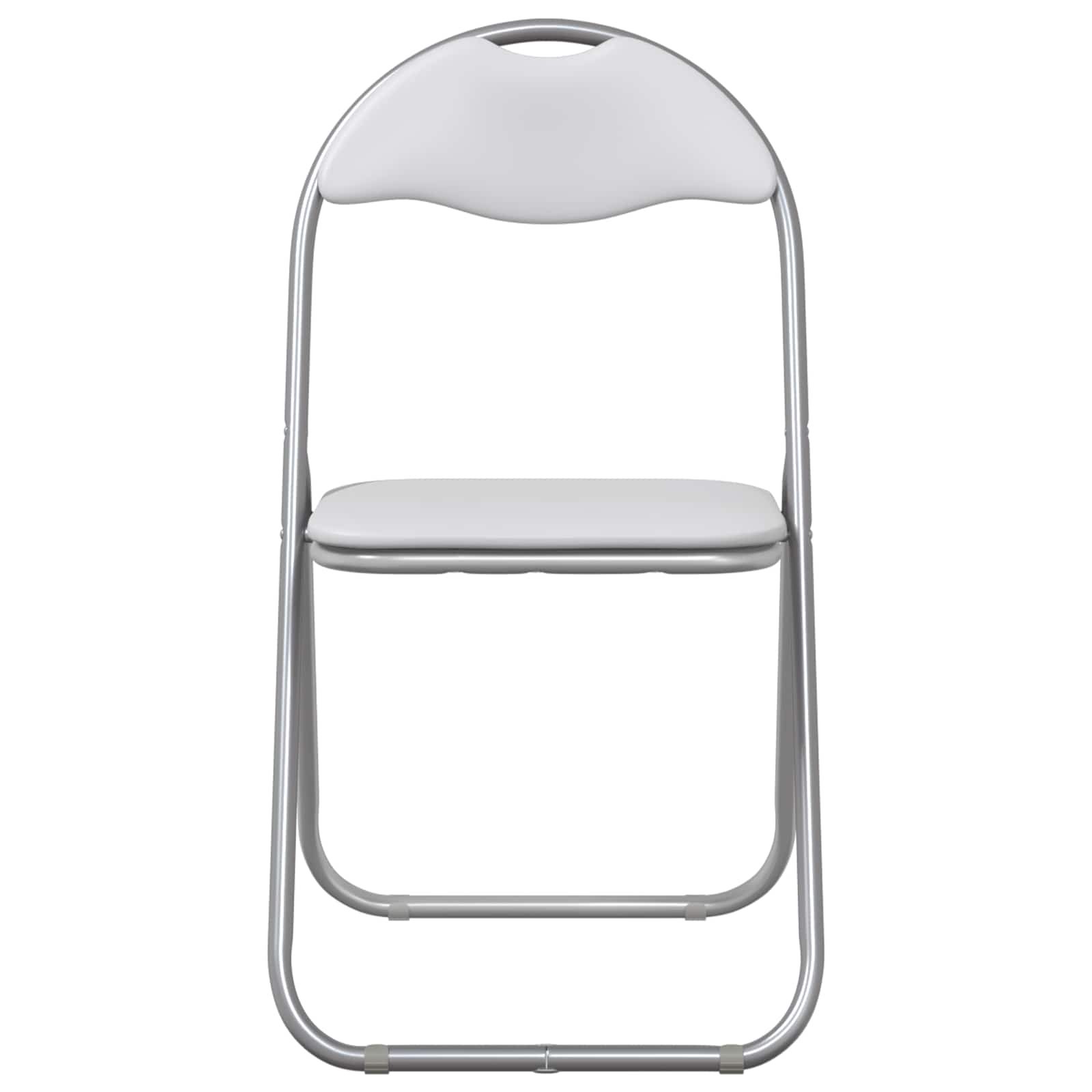 Sklopiva stolica 8 pcs Bijela i siva 48 x 43,5 x 81 cm