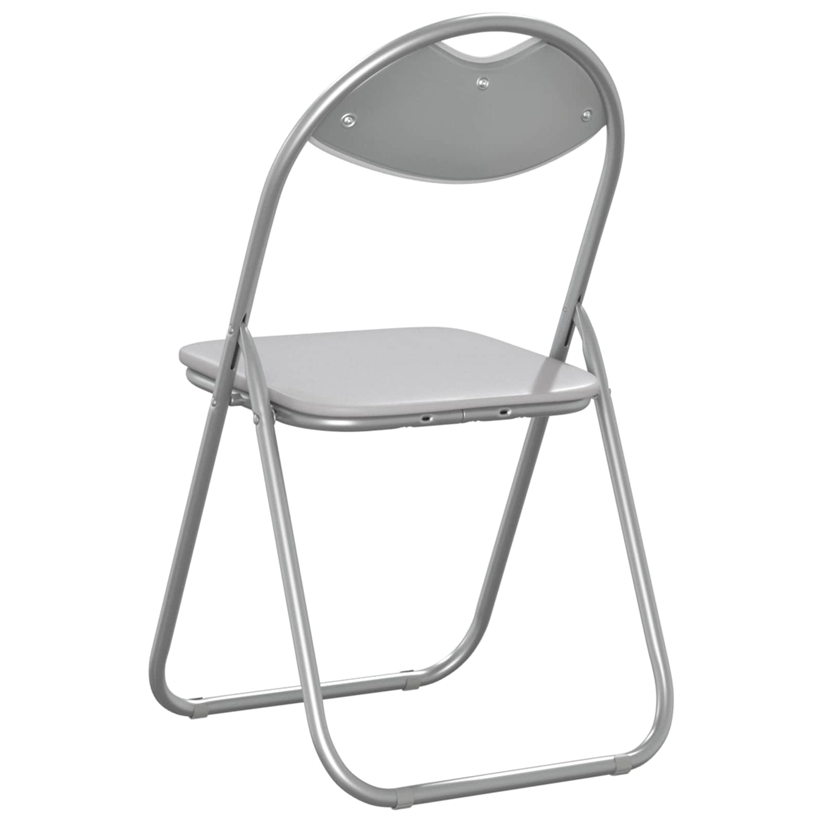Sklopiva stolica 8 pcs Bijela i siva 48 x 43,5 x 81 cm