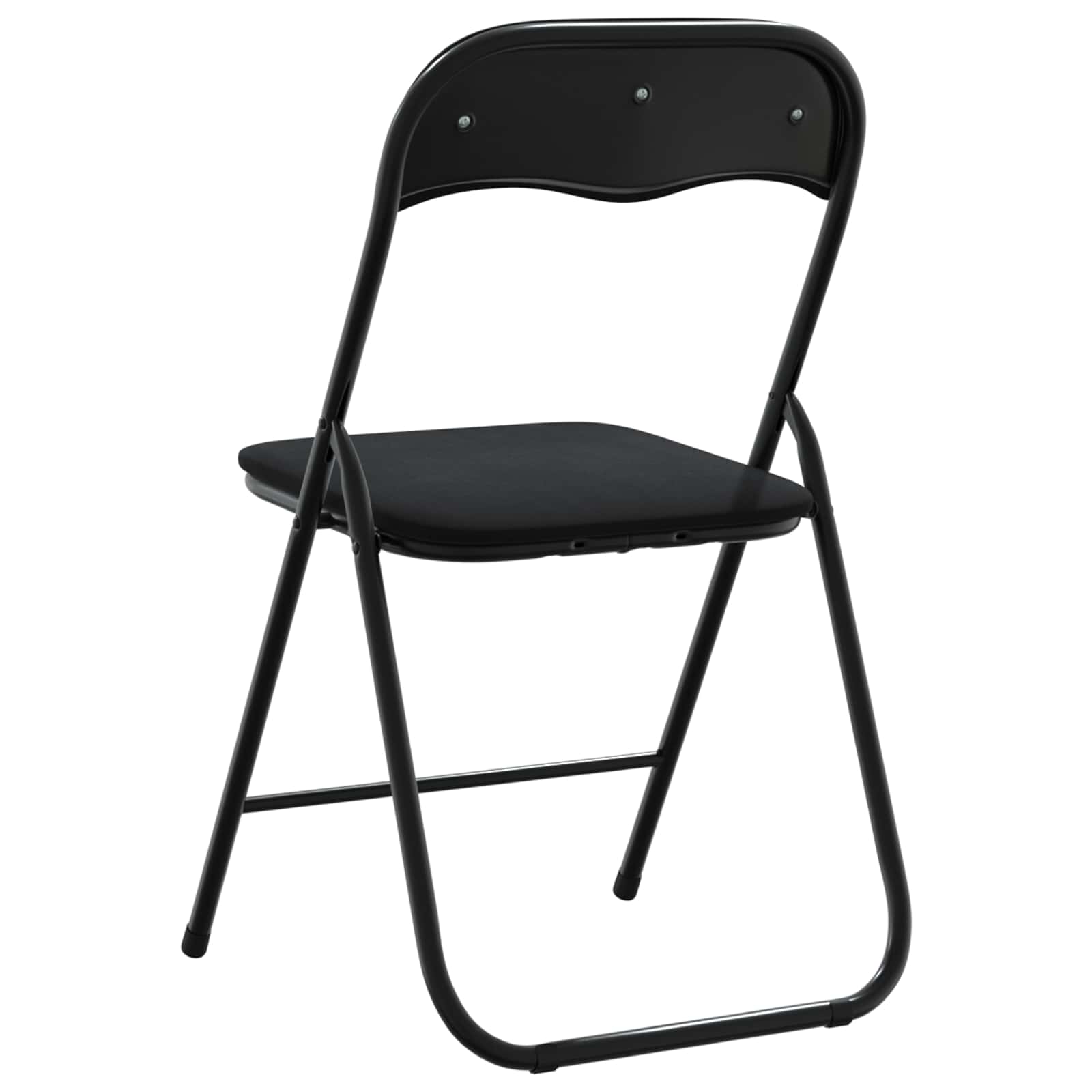 Sklopiva stolica 2 pcs Crna 48 x 44 x 78 cm Baršun