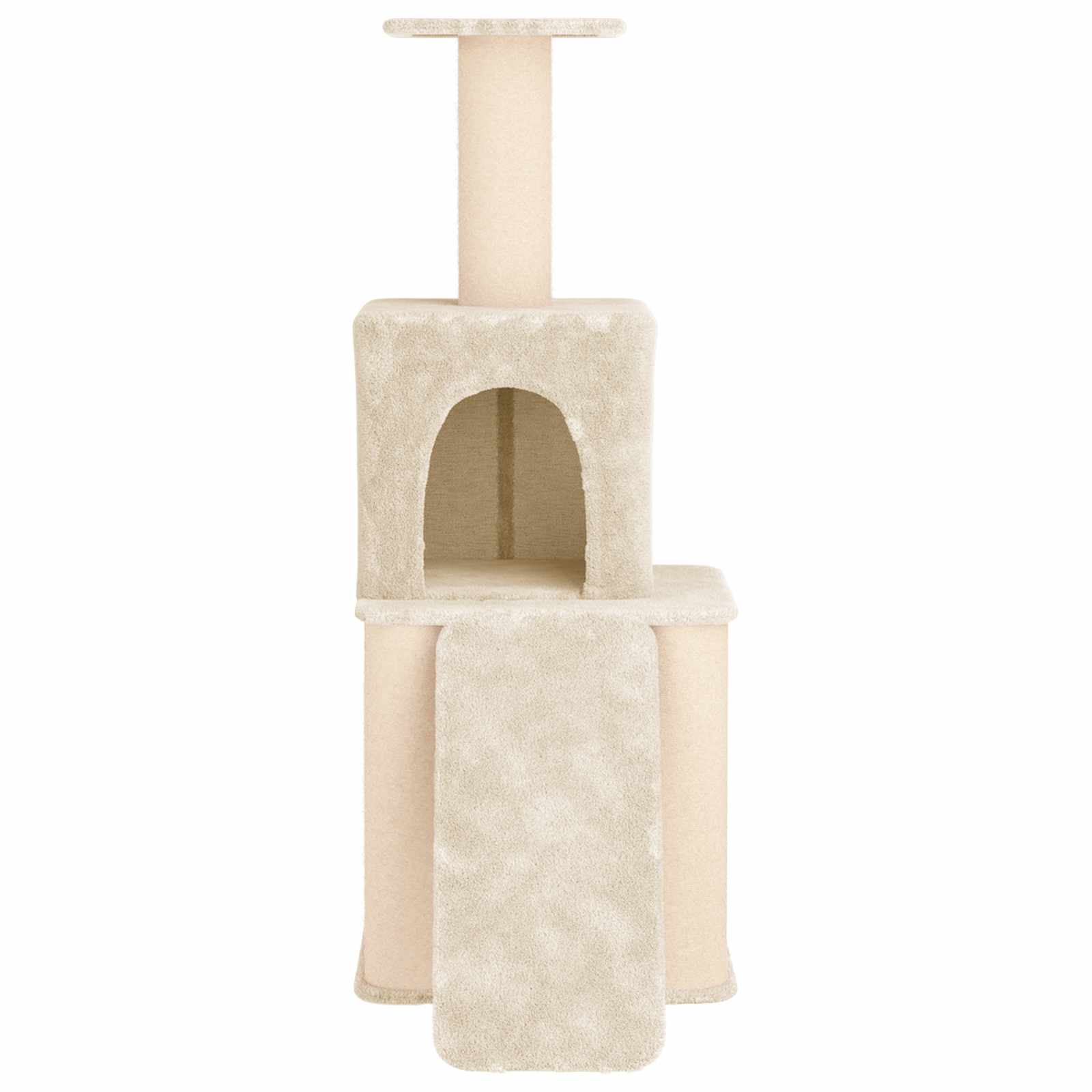 Mačje drvo s sisalnim postoljima za grebanje Krem 146 cm