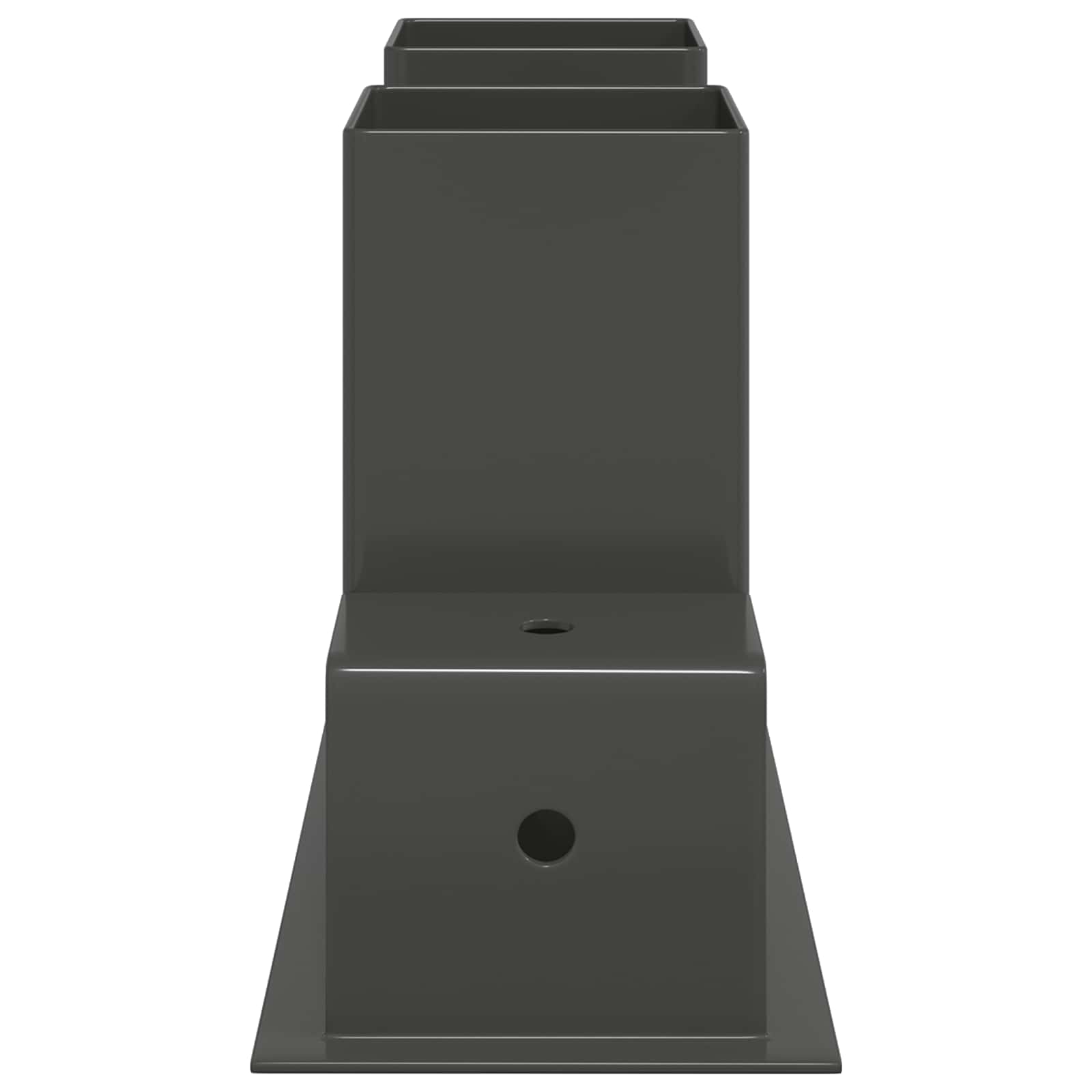 Pomoć za slaganje drva 12 pcs Antracit 34 x 10 x 15 cm Čelik