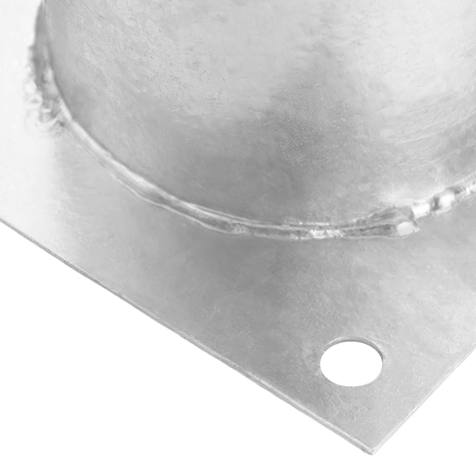 Okrugli sidrište u zemlji 4 pcs Srebrna 15 x 15 x 15 cm Metal