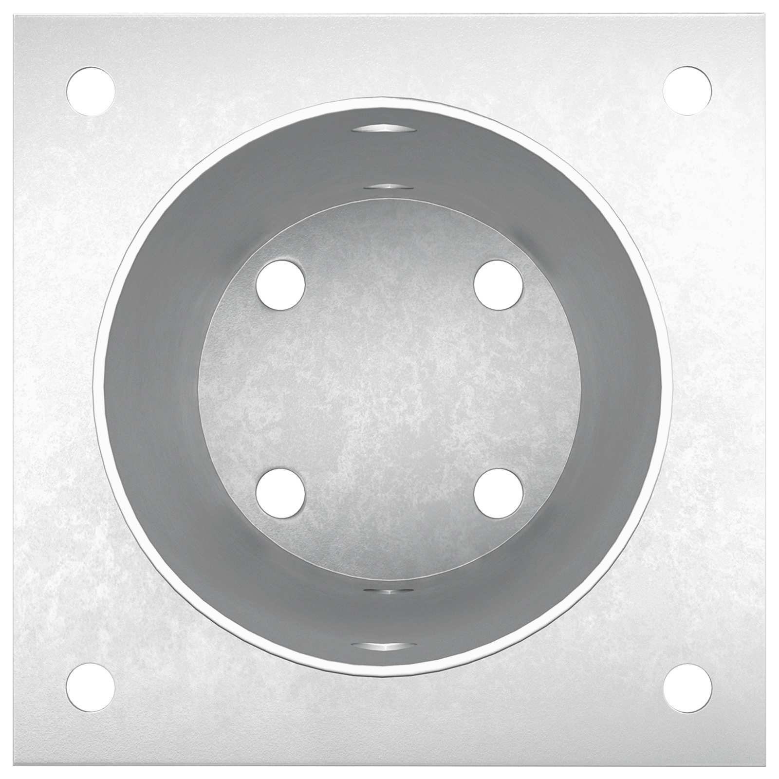 Okrugli sidrište u zemlji 12 pcs Srebrna 15 x 15 x 15 cm Metal