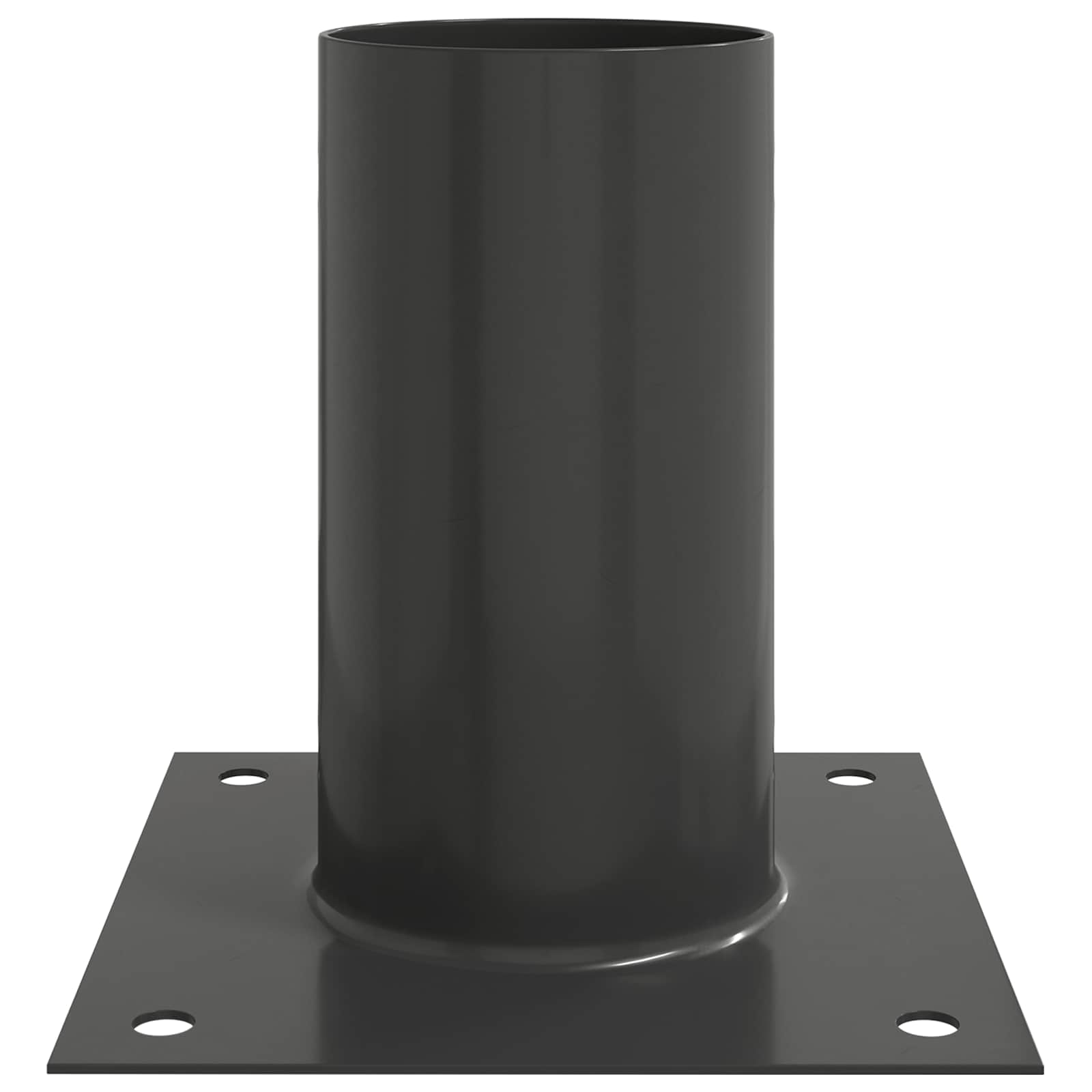 Okrugli sidrište u zemlji 4 pcs Antracit 15 x 15 x 15 cm Metal