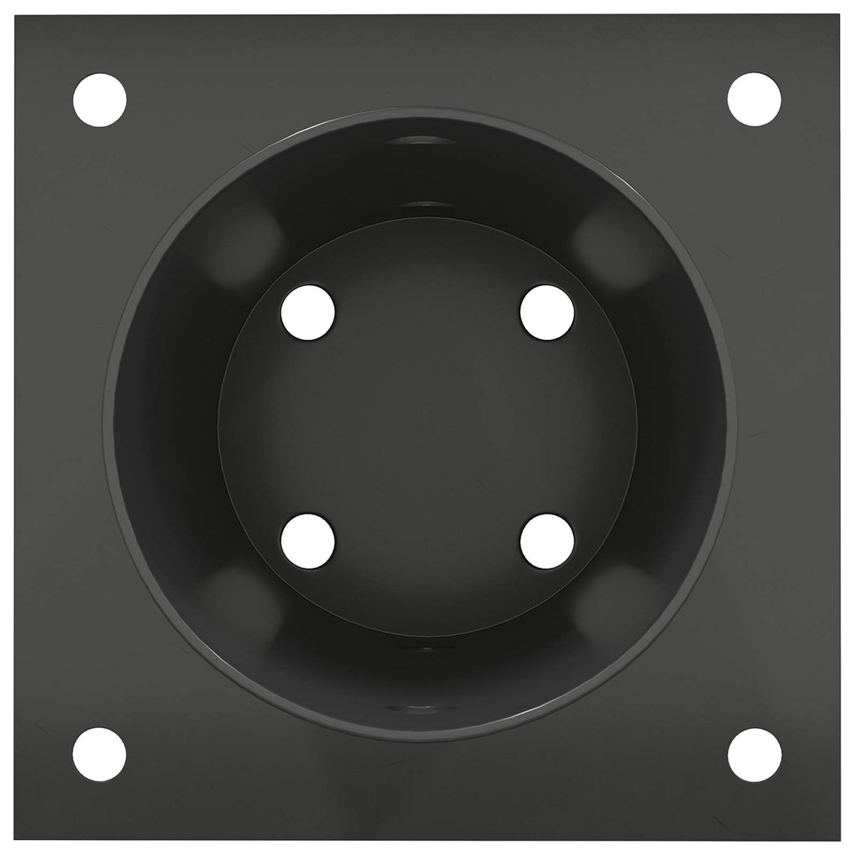 Okrugli sidrište u zemlji 4 pcs Antracit 15 x 15 x 15 cm Metal