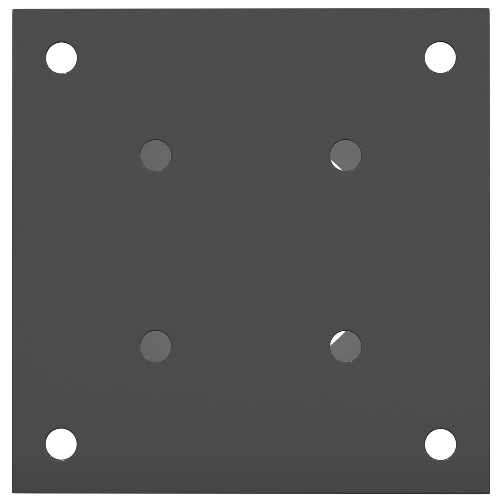 Okrugli sidrište u zemlji 4 pcs Antracit 15 x 15 x 15 cm Metal