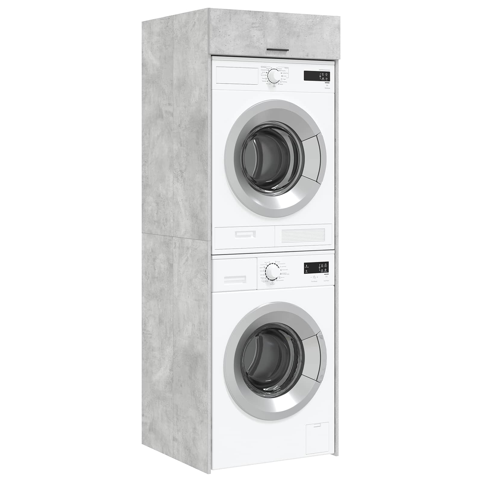 Ormar za perilicu rublja s pohranom Beton 67,5 x 68 x 200 cm