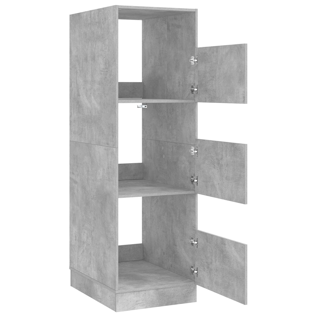 Ormar za pranje rublja Beton 50 x 68 x 162 cm Konstruirano drvo