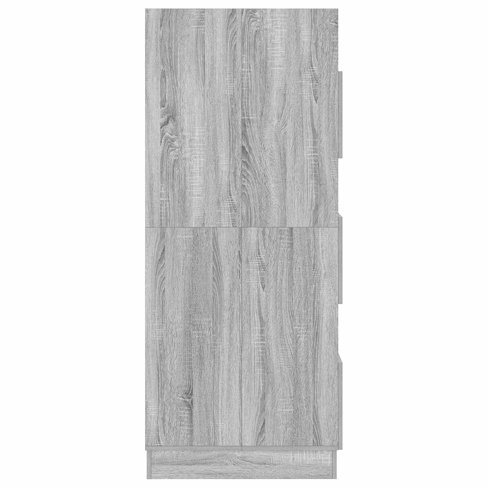 Ormar za pranje rublja s pohranom Siva Sonoma 50 x 68 x 162 cm
