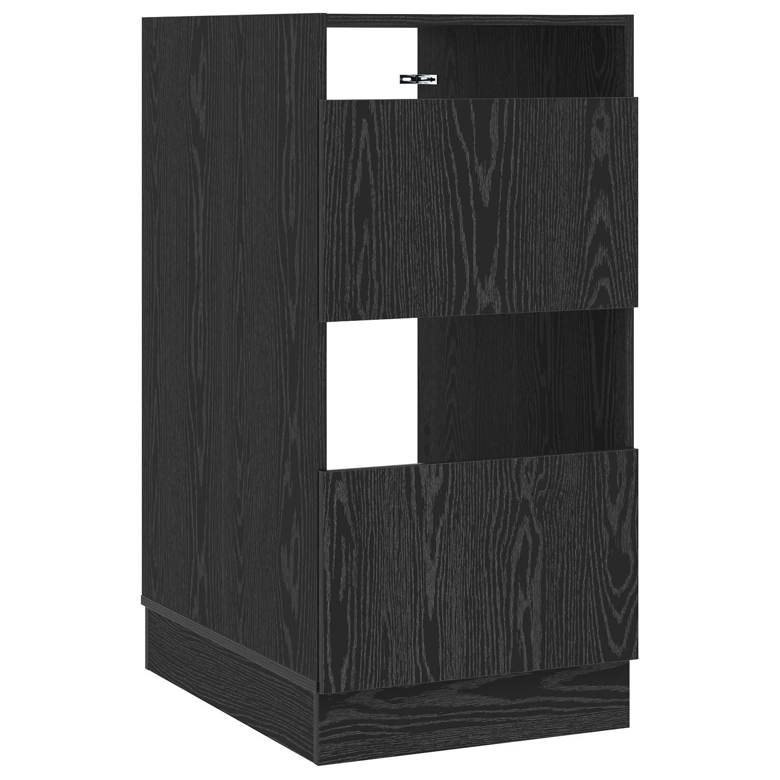 Ormar za pranje rublja s pohranom Crni hrast 50 x 68 x 102 cm