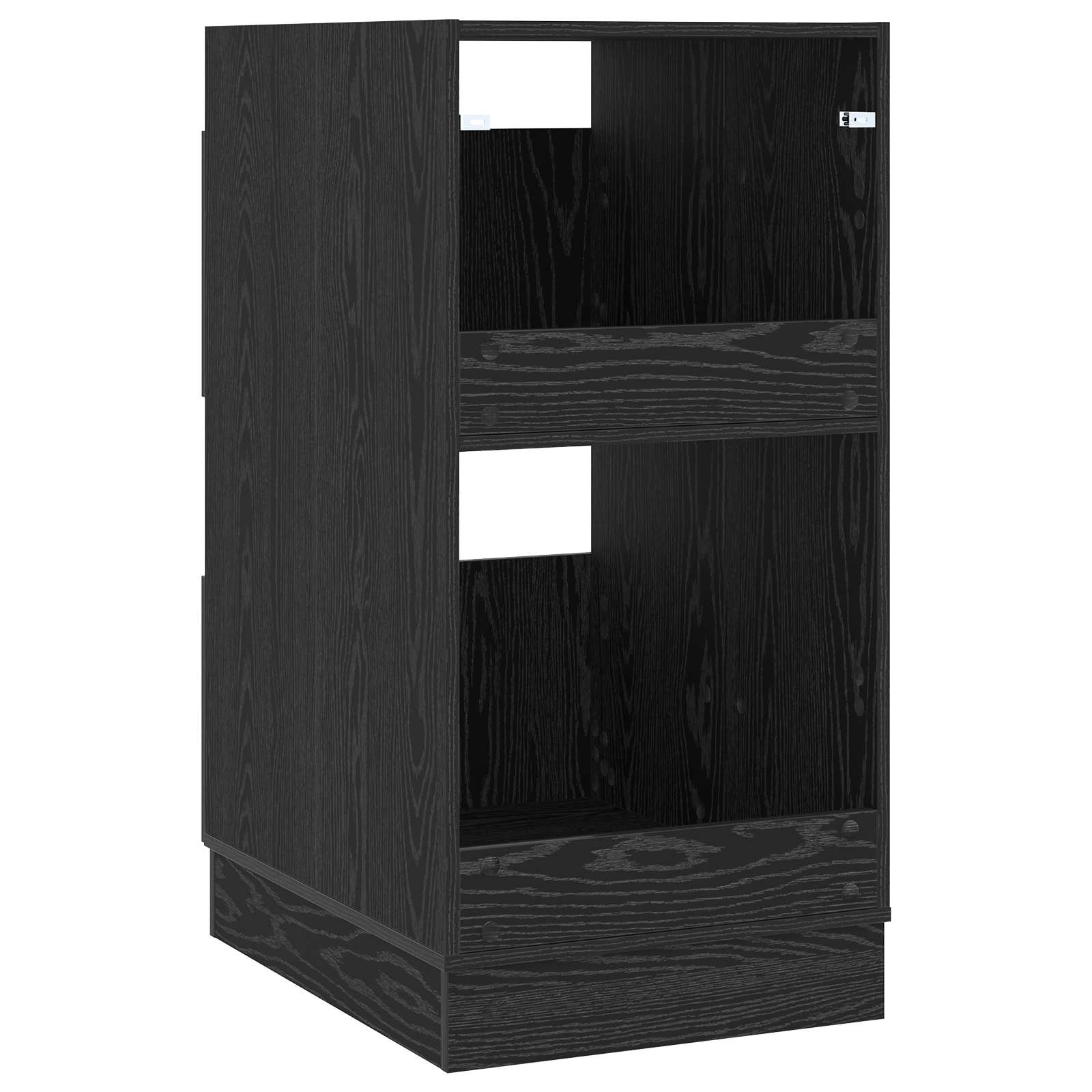 Ormar za pranje rublja s pohranom Crni hrast 50 x 68 x 102 cm