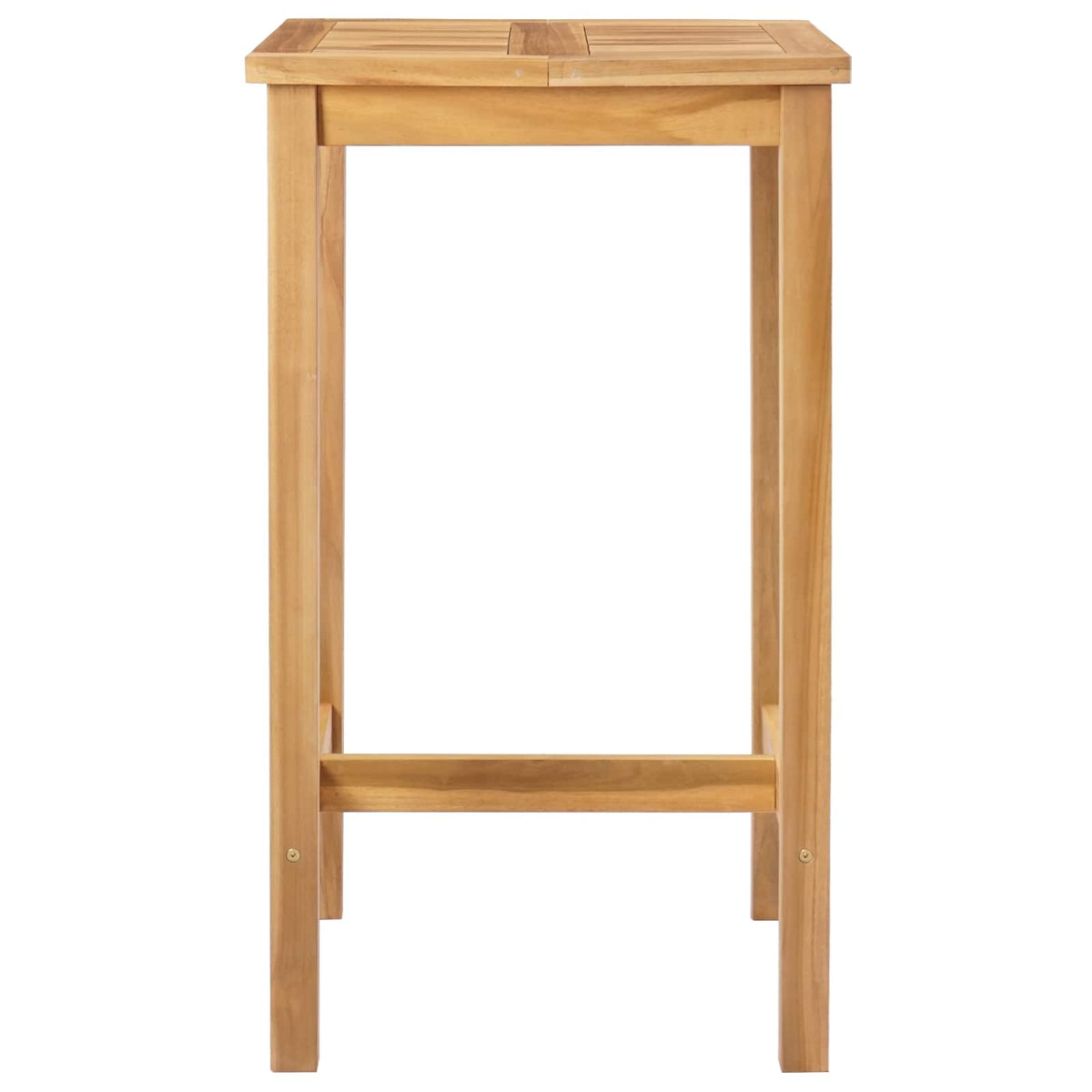 Stol za bar Prirodna 60 x 60 x 105 cm Masivni teak
