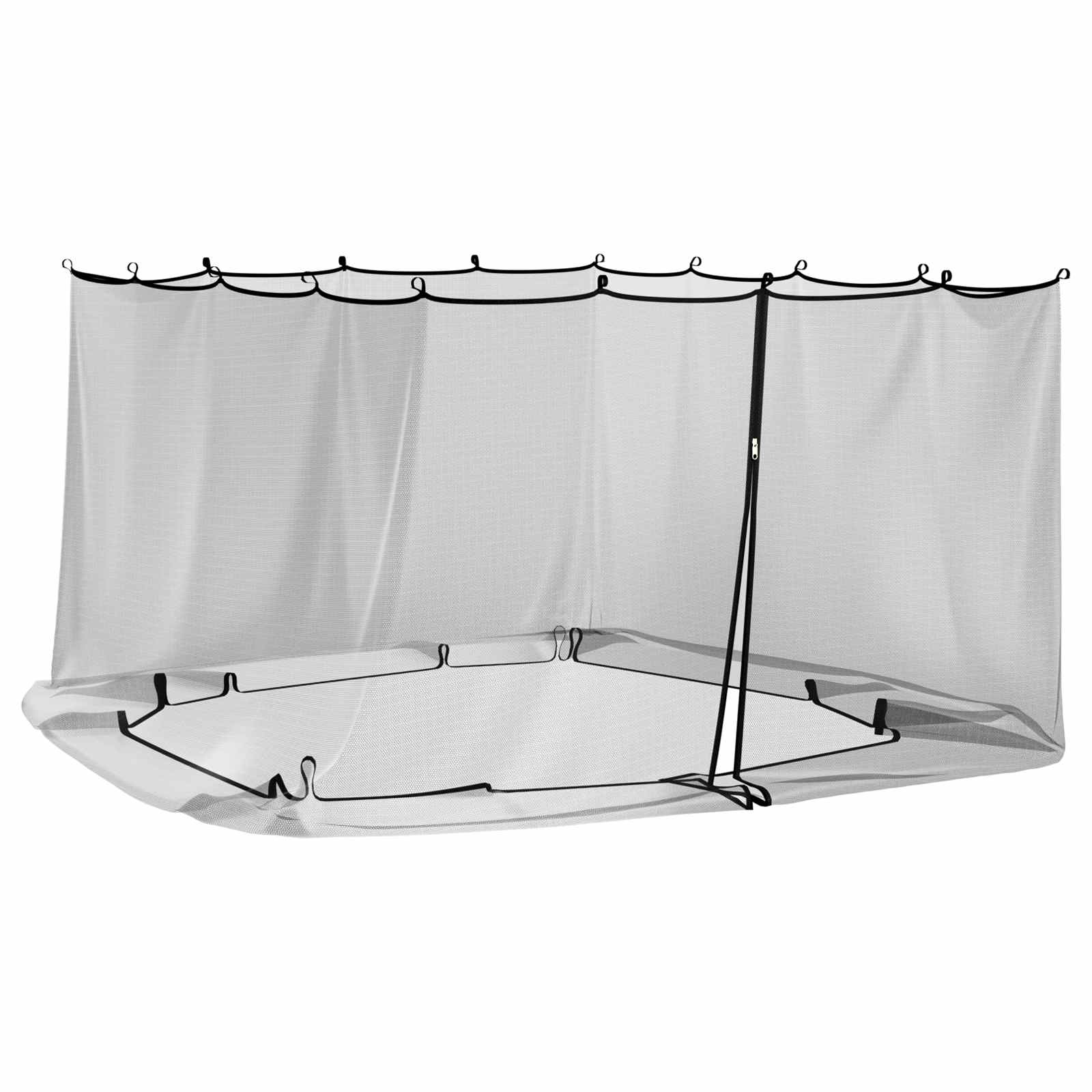Mreža protiv komaraca za gazebo 220 mesh Crna 4 x 3 x 2 cm