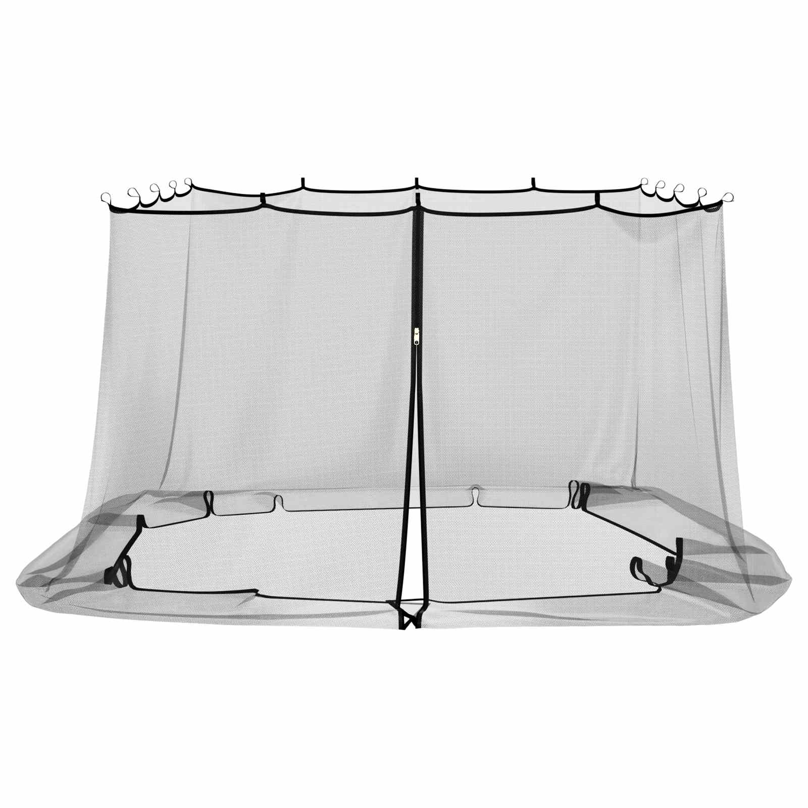 Mreža protiv komaraca za gazebo 220 mesh Crna 4 x 3 x 2 cm