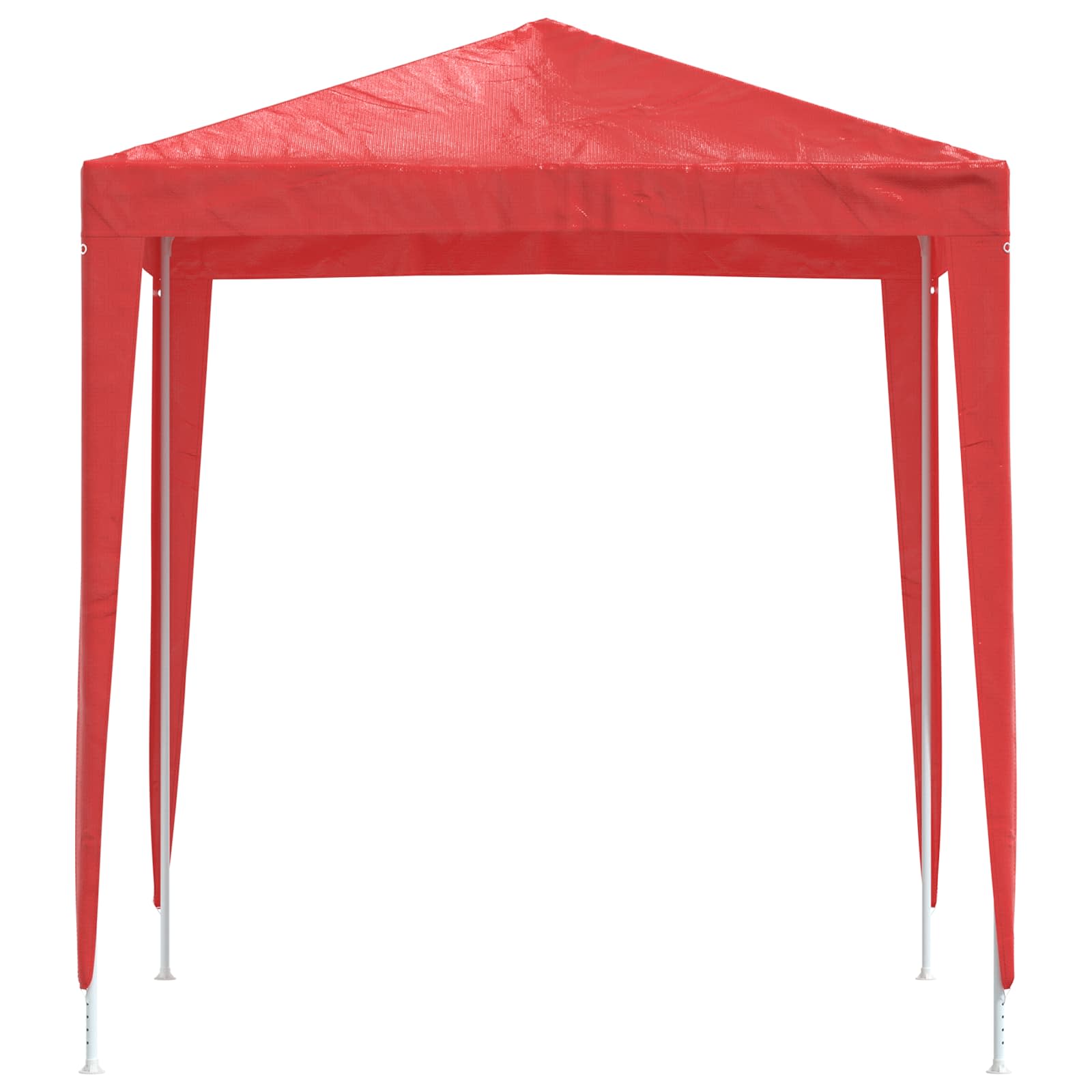 Šator za zabave 200 x 200 x 240 cm Crvena PE i čelik