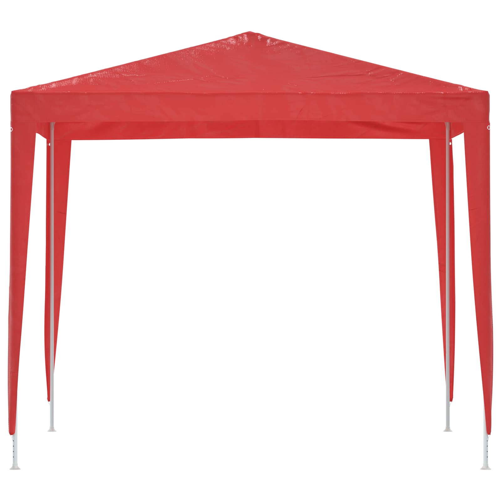 Šator za zabave 250 x 250 x 240 cm Crvena PE i čelik