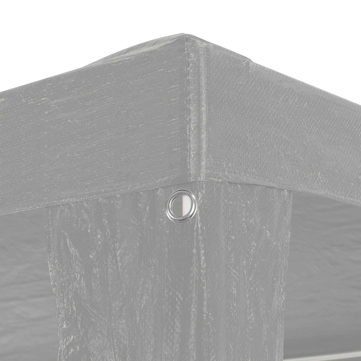Šator za zabave Svijetlo siva 900 x 300 x 255 cm PE i čelik