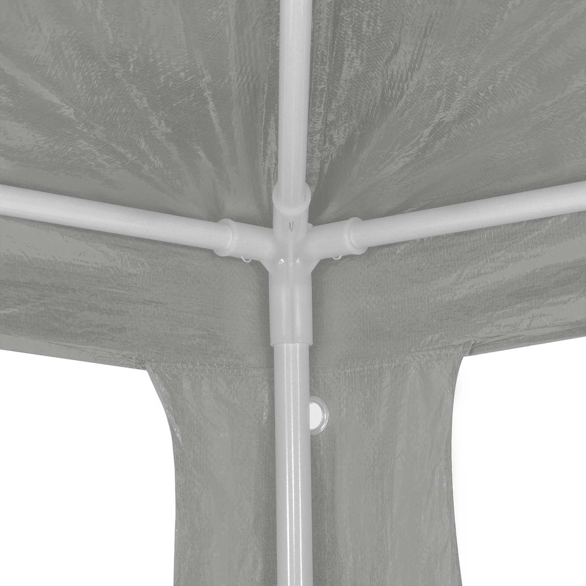 Šator za zabave Svijetlo siva 900 x 300 x 255 cm PE i čelik