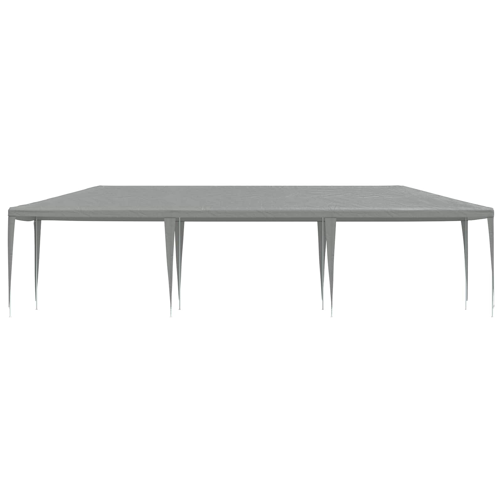 Šator za zabave Svijetlo siva 900 x 300 x 255 cm PE i čelik