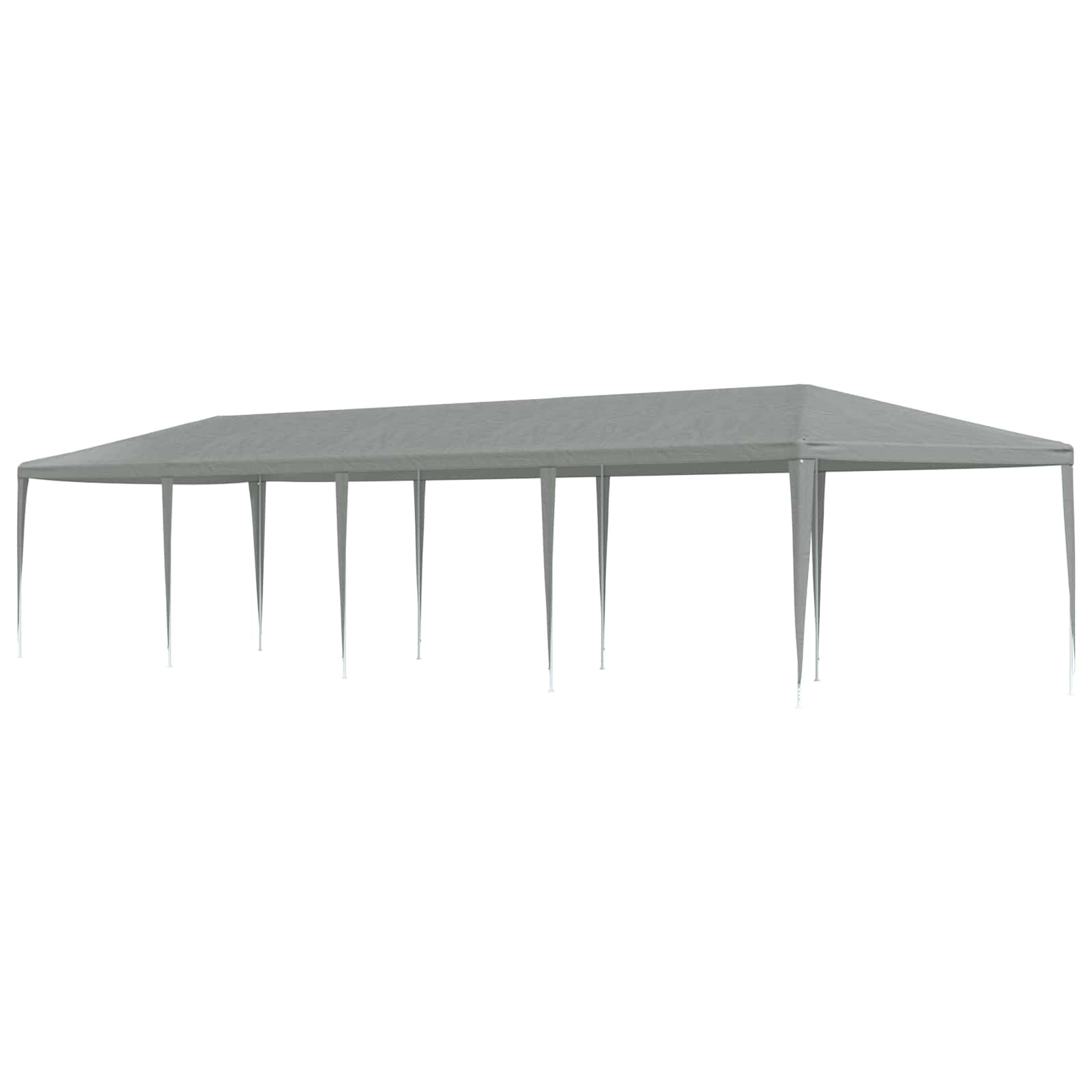 Šator za zabave Svijetlo siva 1200 x 300 x 255 cm PE i čelik