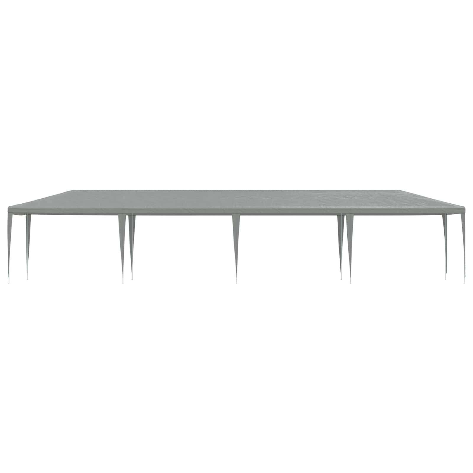 Šator za zabave Svijetlo siva 1200 x 300 x 255 cm PE i čelik