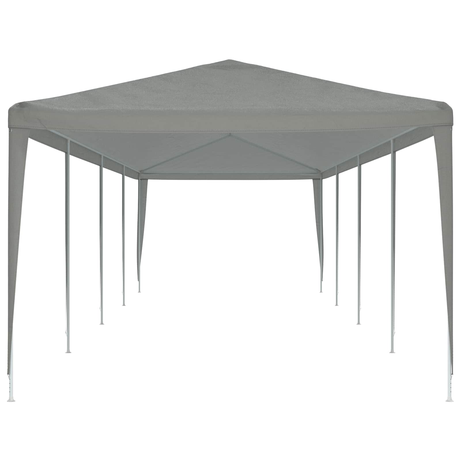 Šator za zabave Svijetlo siva 1200 x 300 x 255 cm PE i čelik