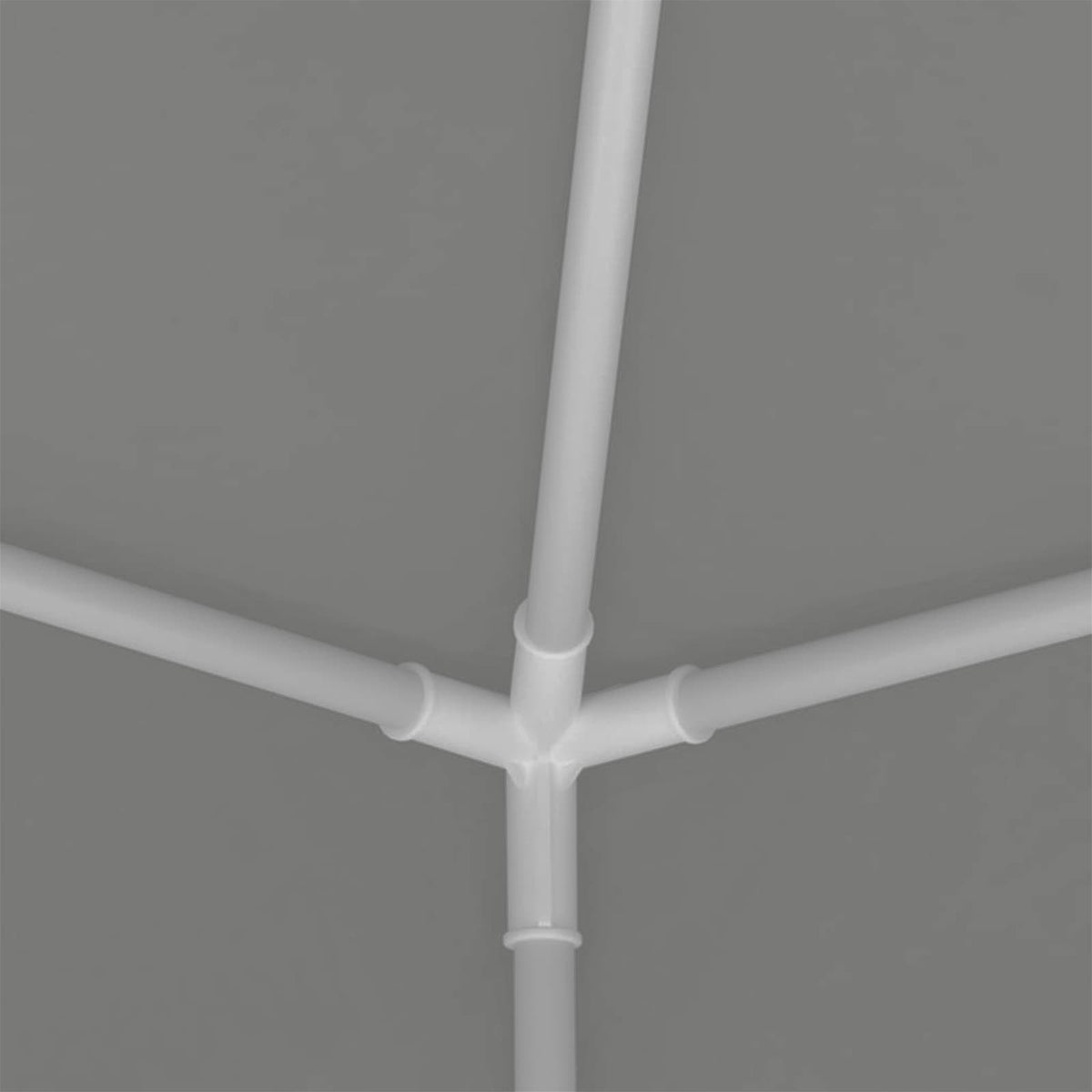 Šator za zabave Svijetlo siva 200 x 200 x 240 cm PE i čelik