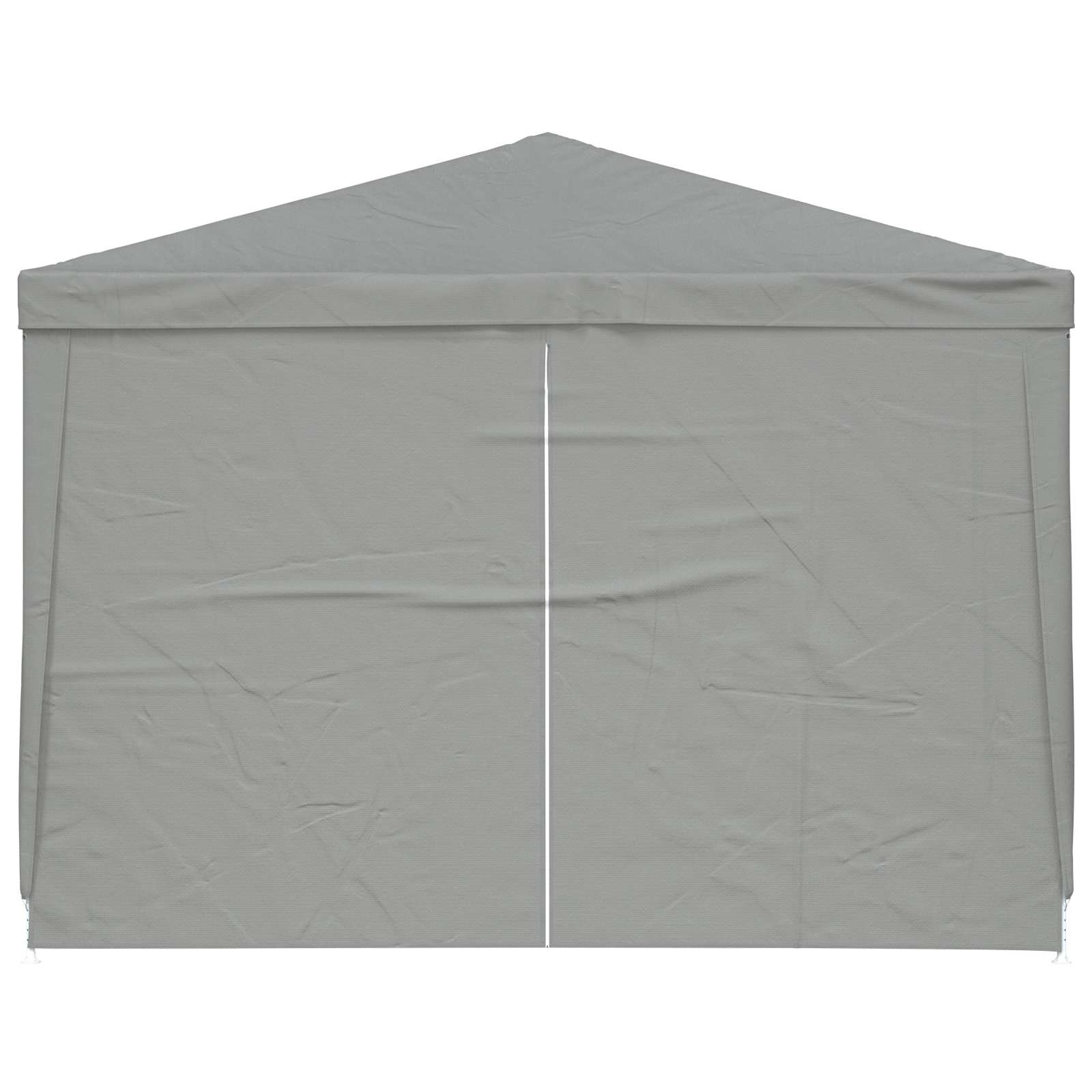 Šator za zabave 300 x 300 x 255 cm Svjetlosiva PE i čelik