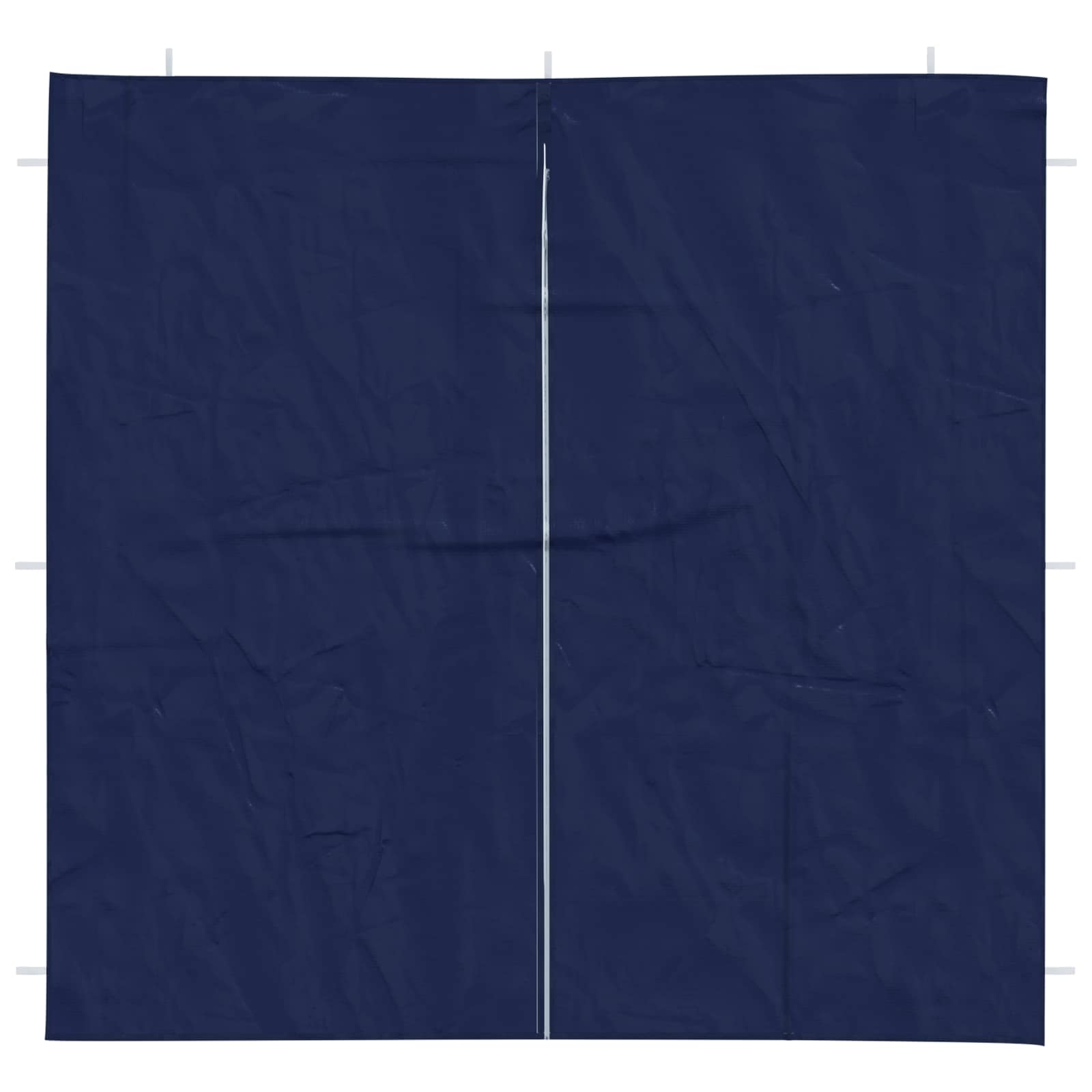 Zid šatora za zabavu 2 pcs Plava 200 x 195 cm PE i čelik
