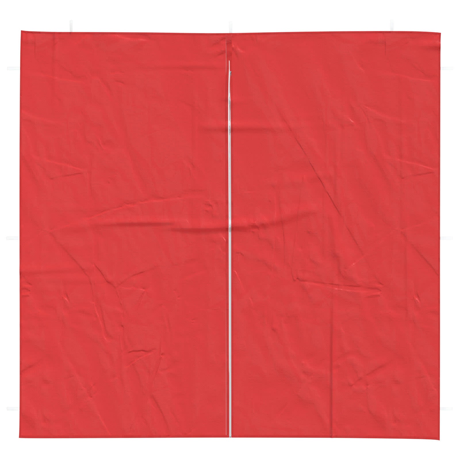 Zid šatora za zabavu 2 pcs Crvena 200 x 195 cm PE i čelik