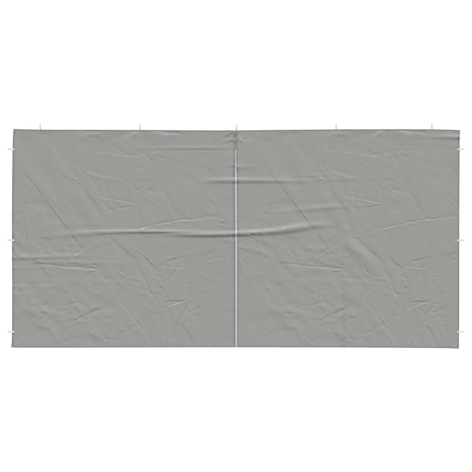 Zid šatora za zabavu 2 pcs Svijetlo siva 400 x 195 cm