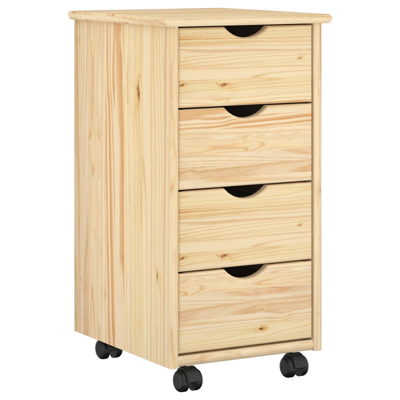Mobilni ormar Smeđa 65,5 x 34 x 39 cm Čvrsto borovo drvo