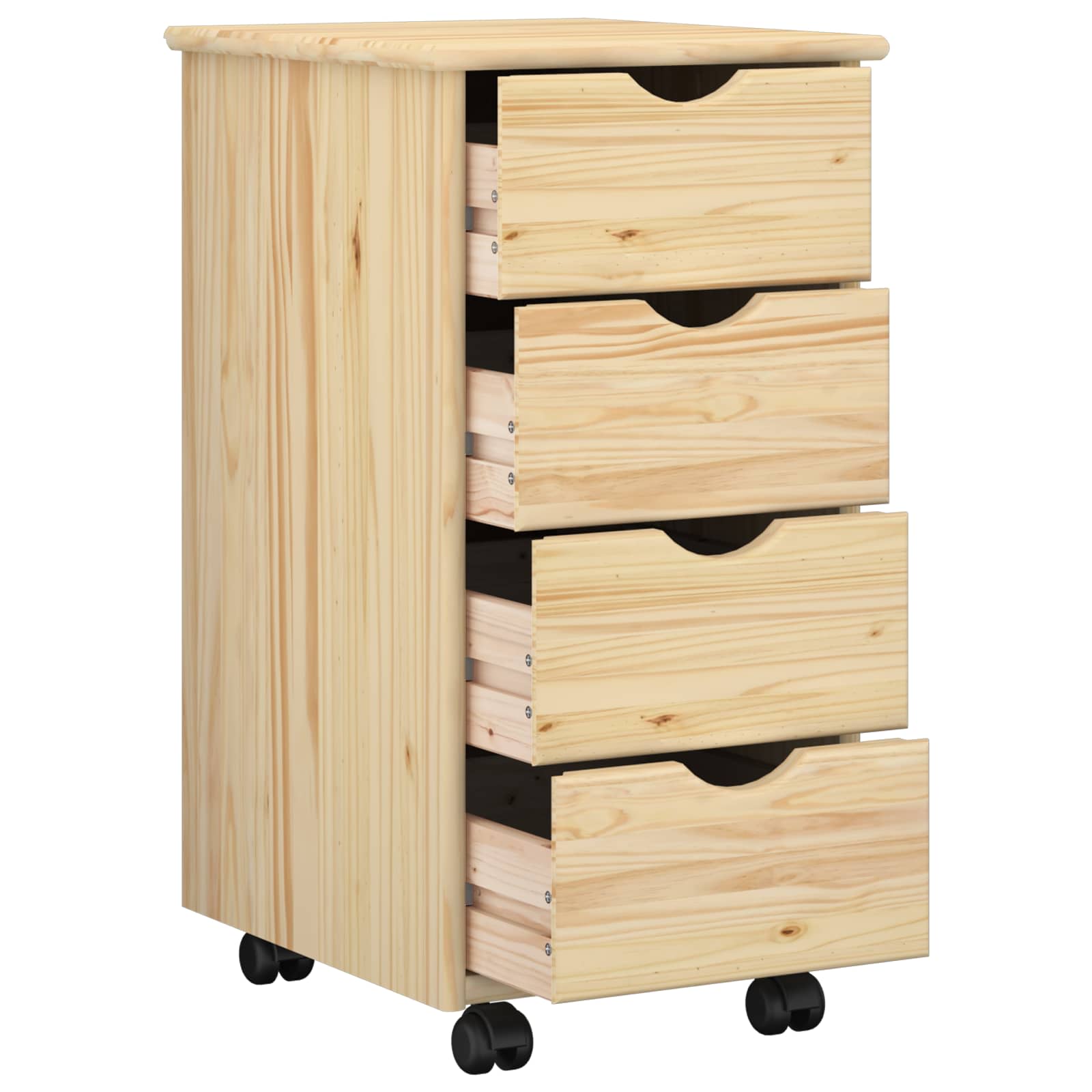 Mobilni ormar Smeđa 65,5 x 34 x 39 cm Čvrsto borovo drvo