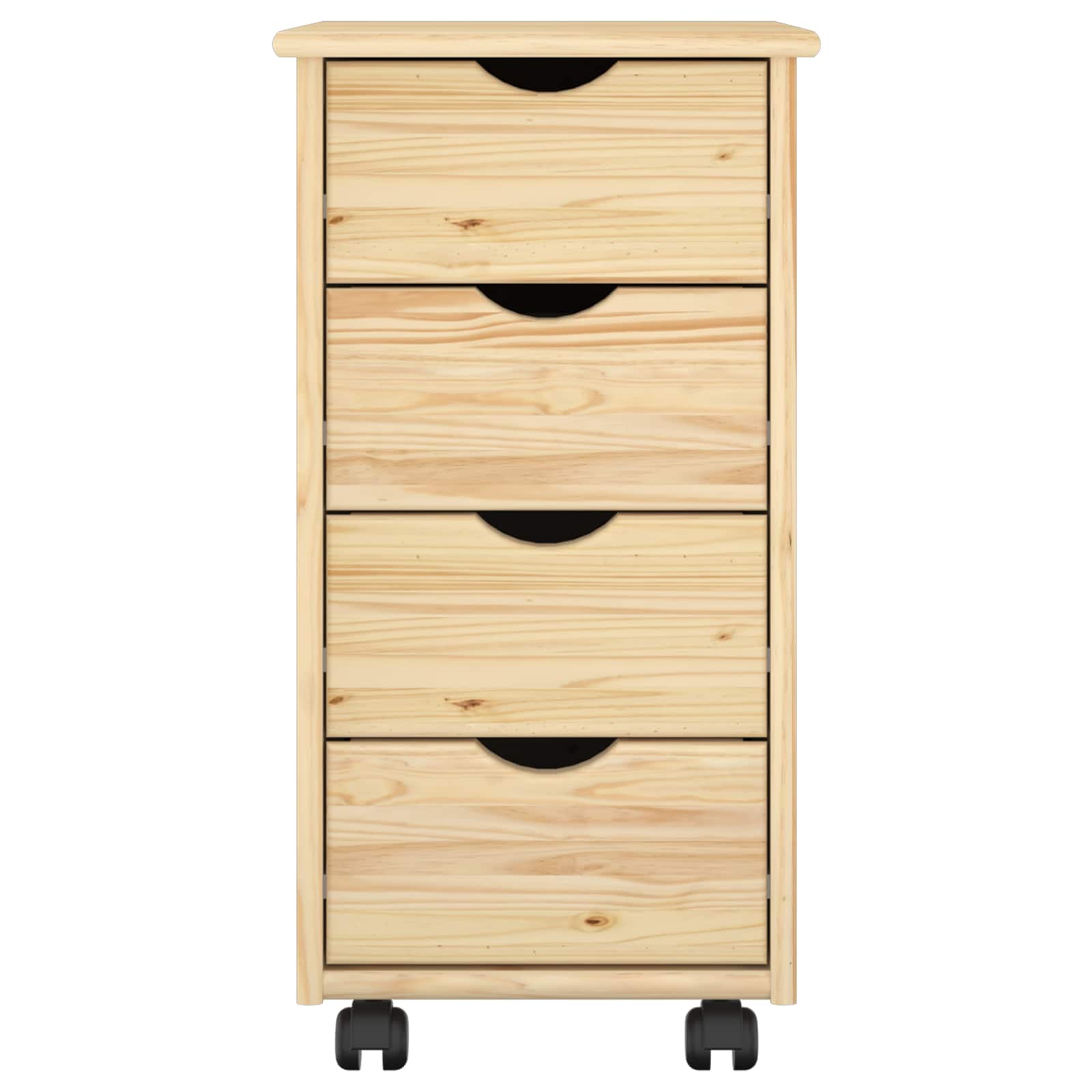 Mobilni ormar Smeđa 65,5 x 34 x 39 cm Čvrsto borovo drvo