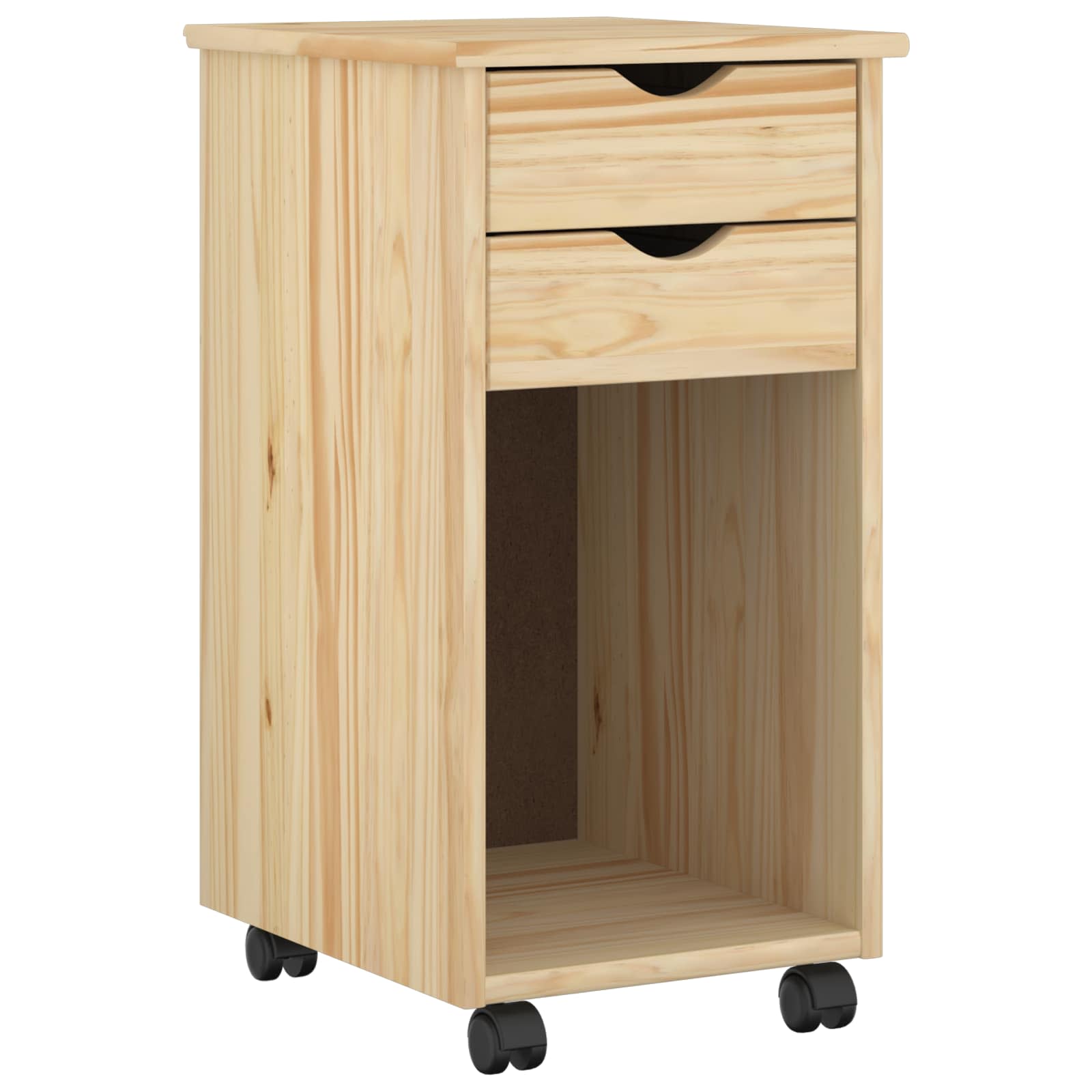 Mobilni ormar Smeđa 34 x 39 x 65,5 cm Masivna borovina