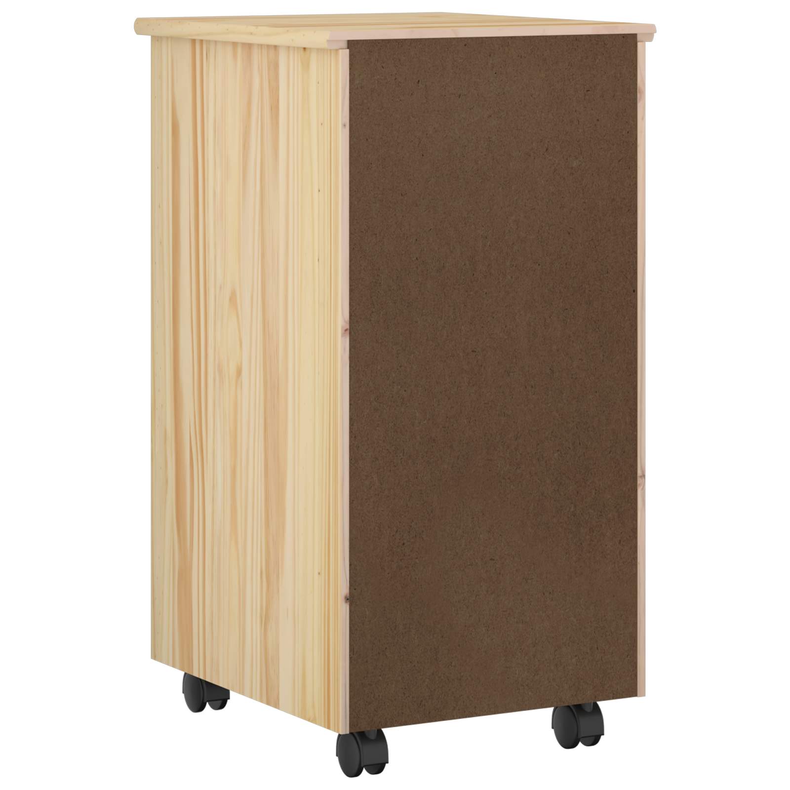 Mobilni ormar Smeđa 34 x 39 x 65,5 cm Čvrsto borovo drvo