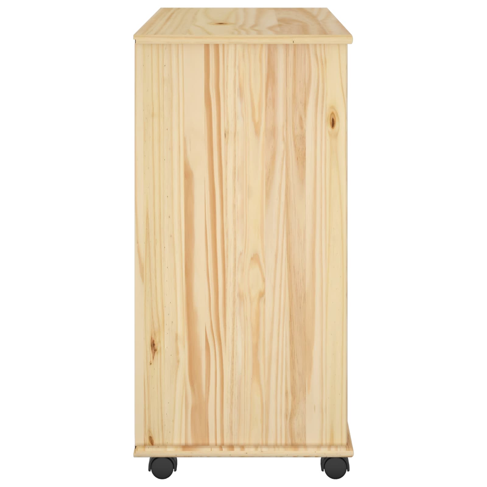 Mobilni ormar Smeđa 63,5 x 39 x 79 cm Čvrsto borovo drvo