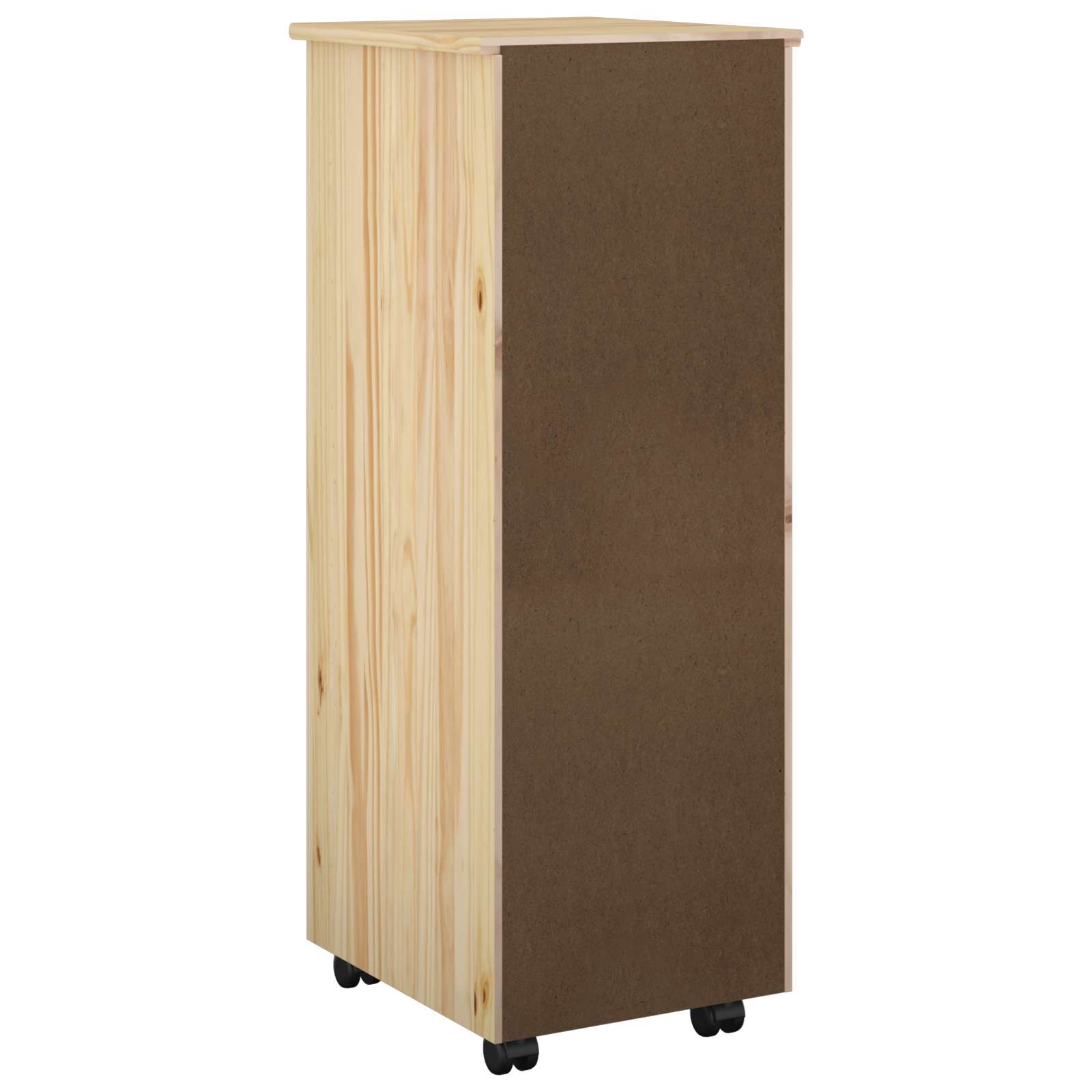 Mobilni ormar Smeđa 34 x 39 x 93,5 cm Čvrsto borovo drvo