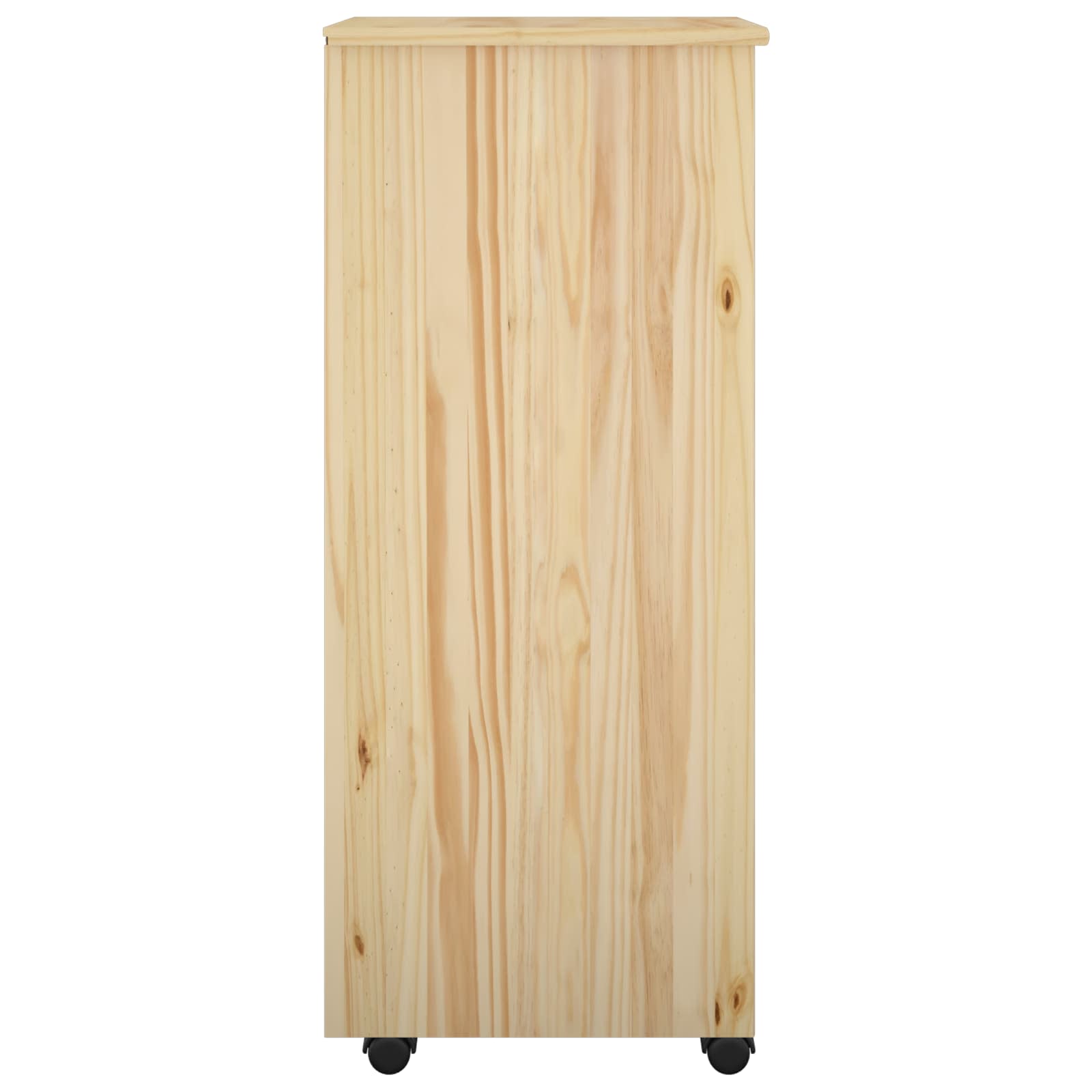 Mobilni ormar Smeđa 34 x 39 x 93,5 cm Čvrsto borovo drvo
