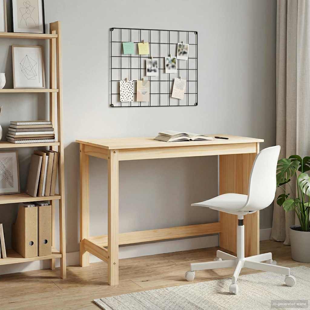 Stol Smeđa 112 x 50 x 75 cm Čvrsto borovo drvo