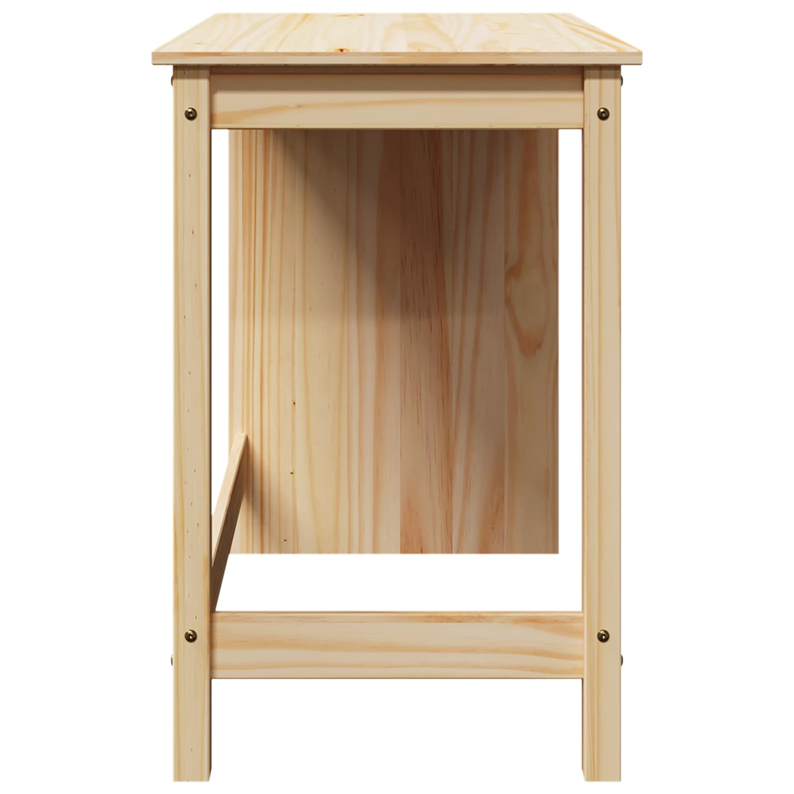 Stol Smeđa 112 x 50 x 75 cm Čvrsto borovo drvo