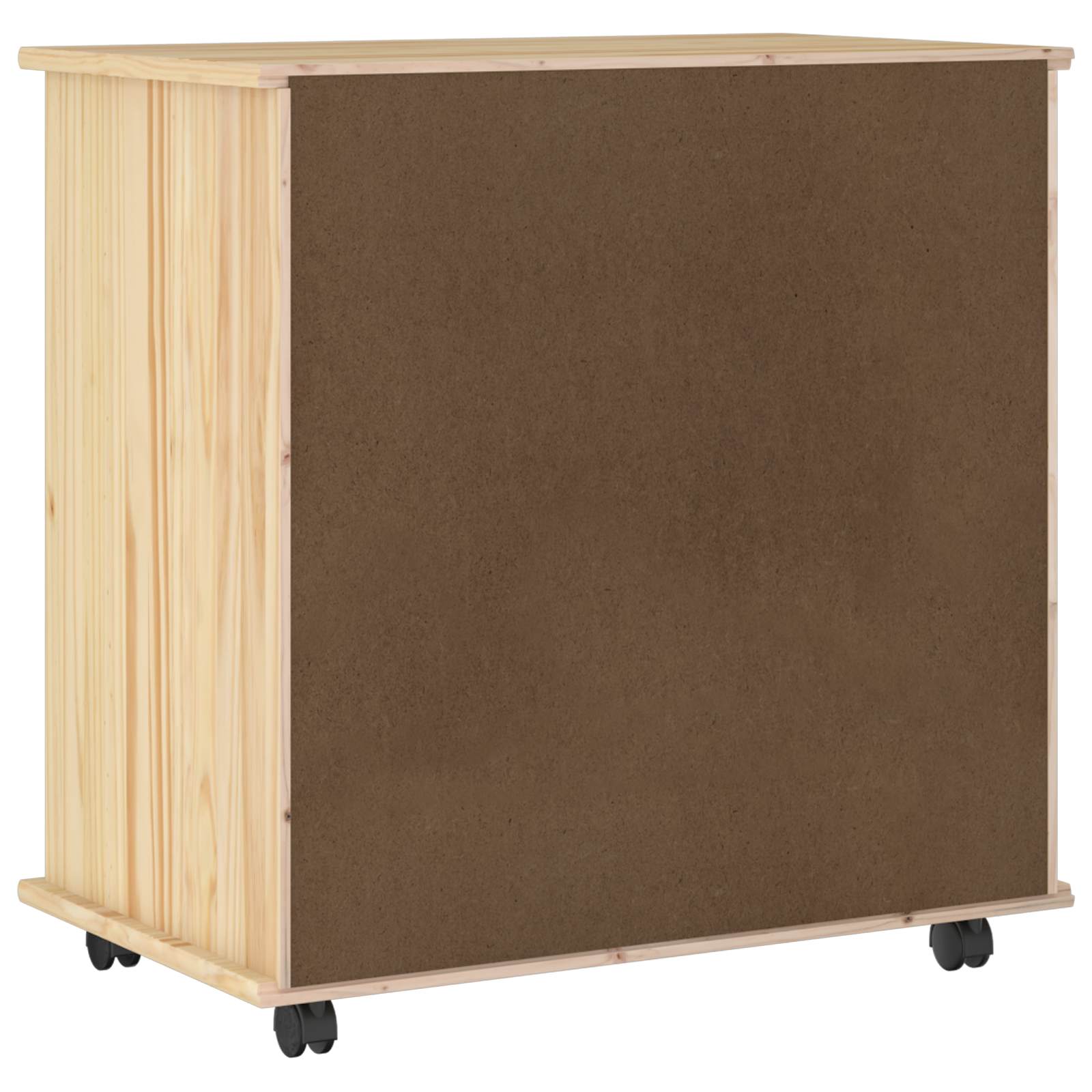 Mobilni ormar Smeđa 63,5 x 39 x 65,5 cm Čvrsto borovo drvo