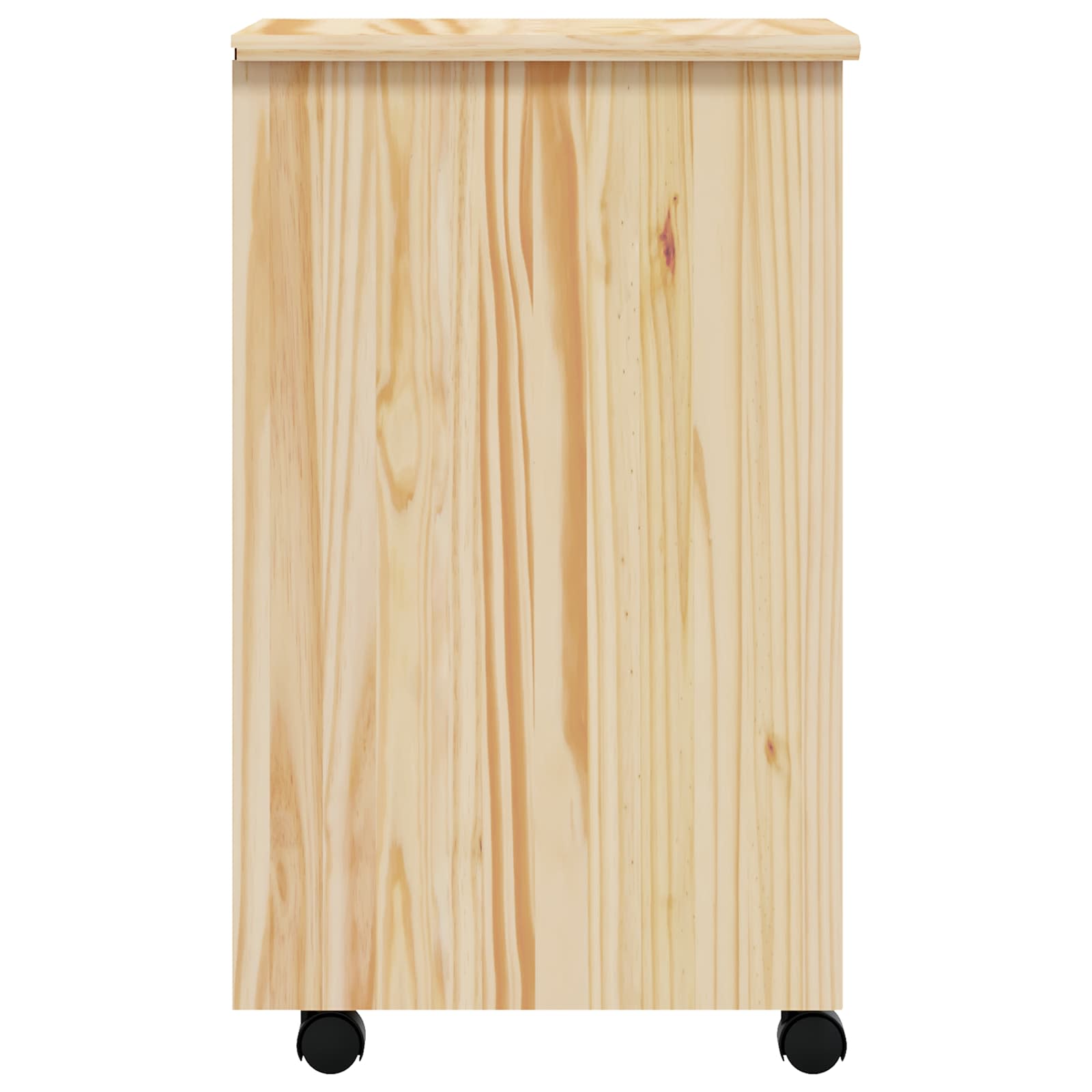 Pokretni ormar s ladicama MOSS Prozirni lak 34 x 39 x 65,5 cm