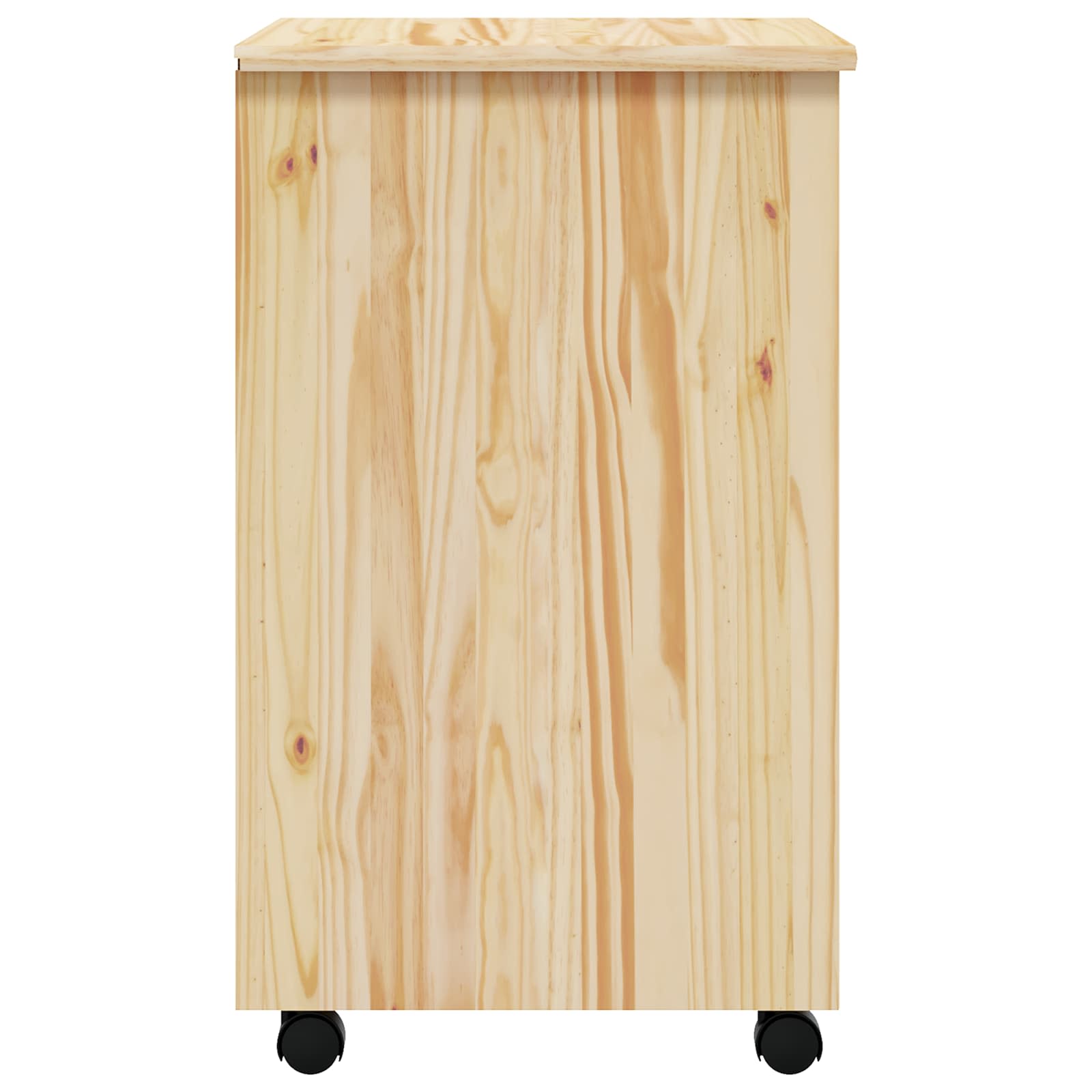 Pokretni ormar s ladicama MOSS Prozirni lak 53 x 39 x 65,5 cm
