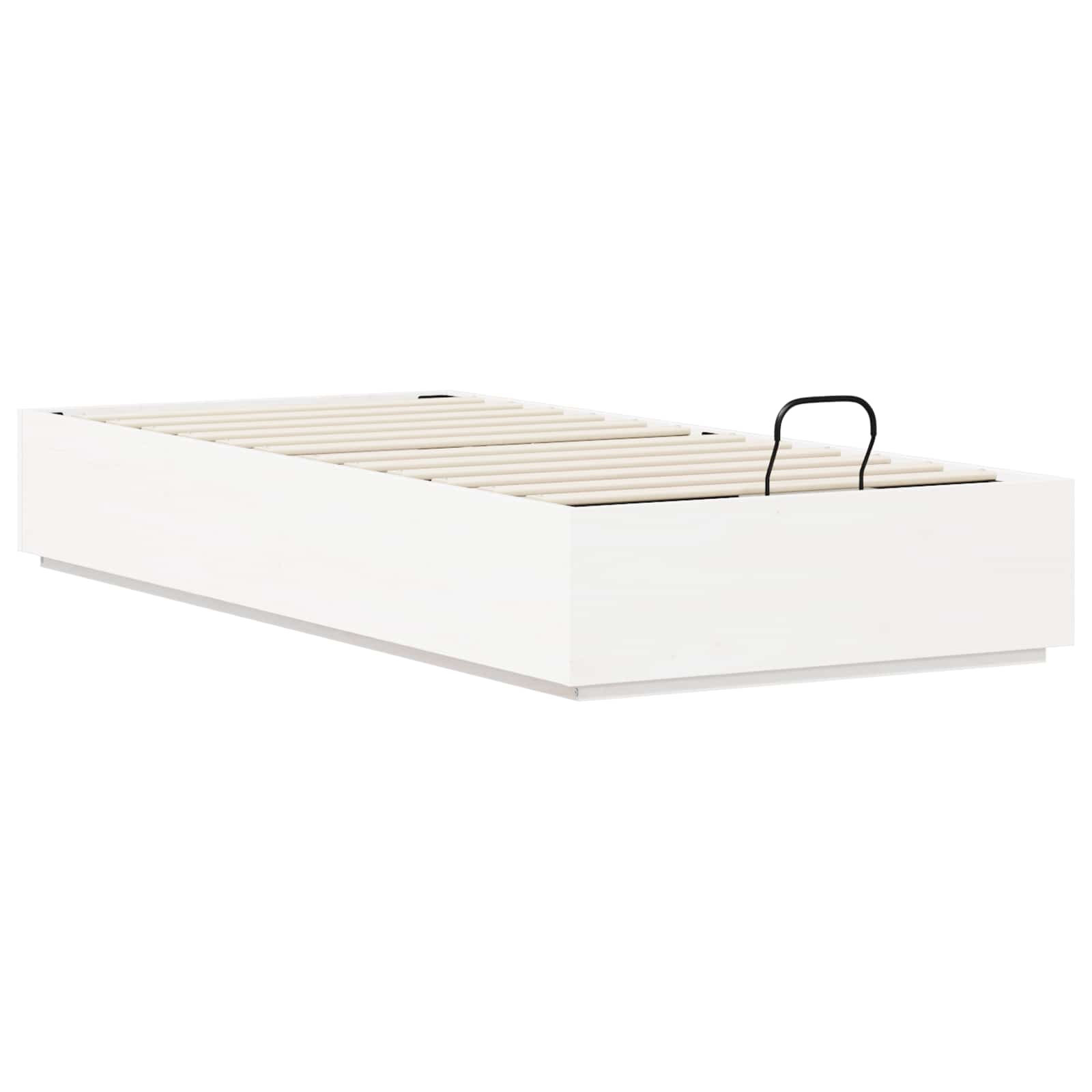Otomanski krevet Bijeli 75 x 190 cm Masivna borovina